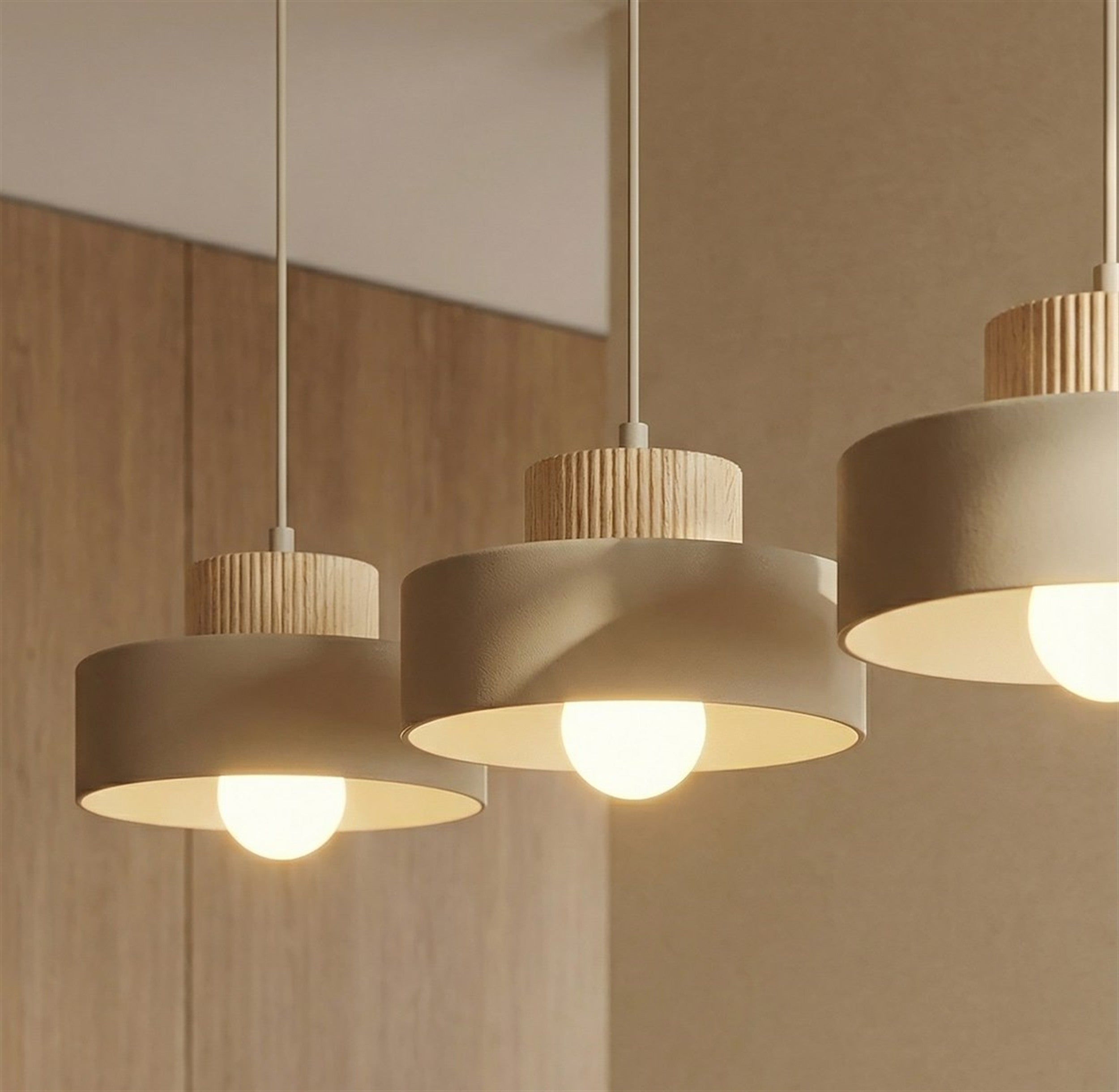Lampa wisząca Kivi x3 mokka