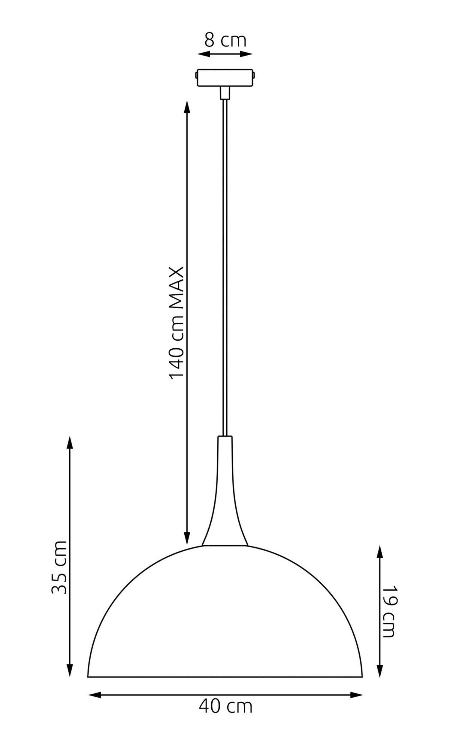 Lampa wisząca Nautica L biała