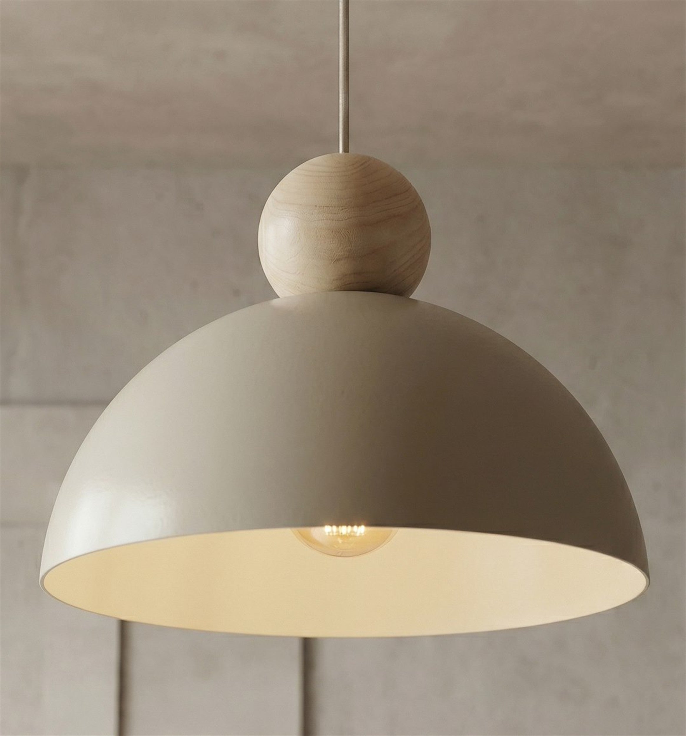 Lampa wisząca Kaki M mokka