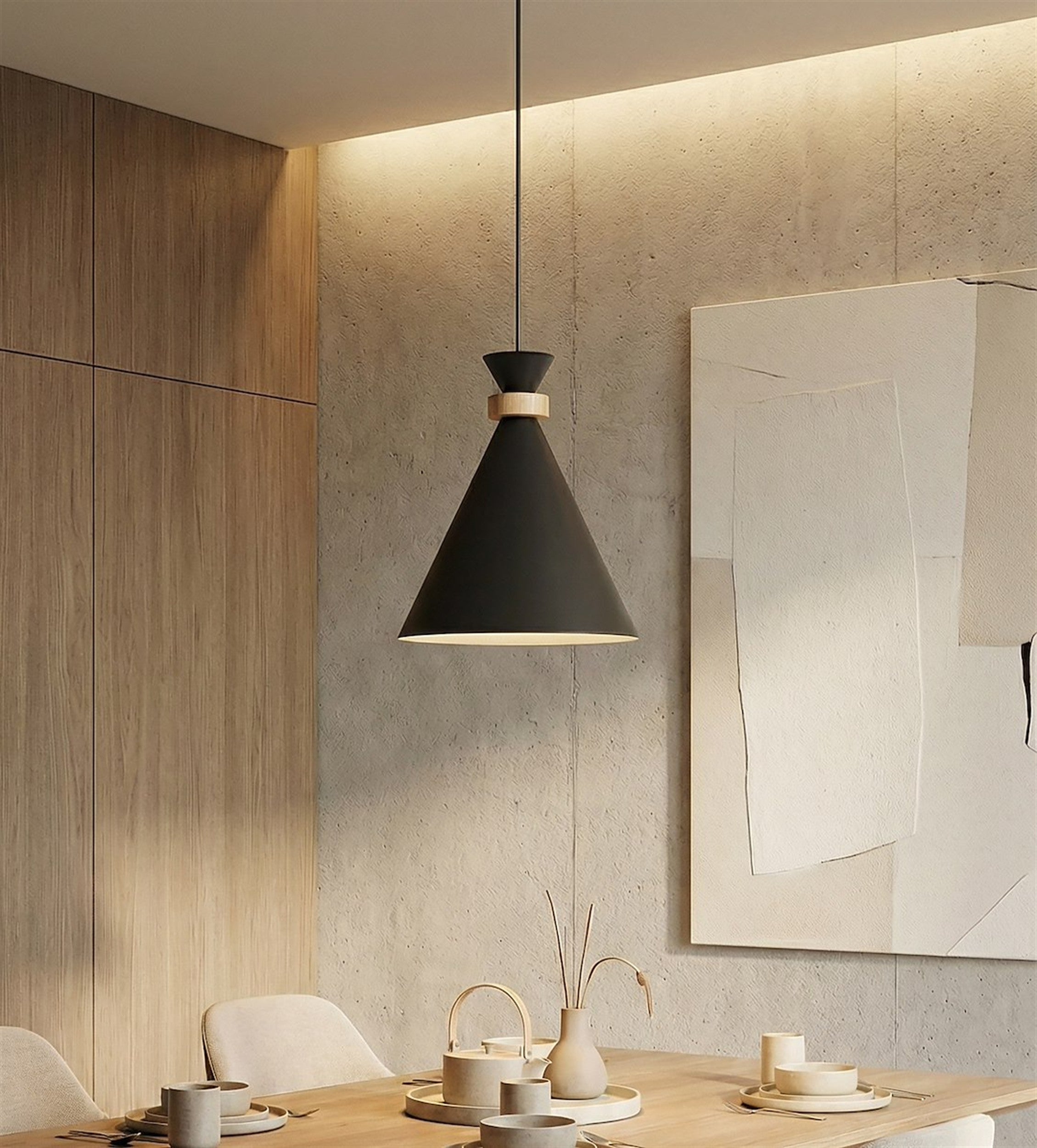 Lampa wisząca Zero x1 czarna