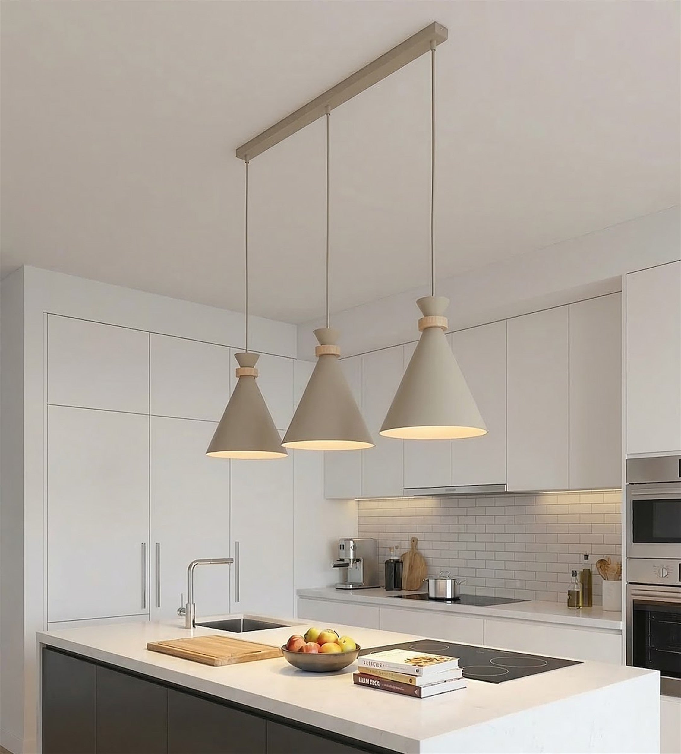 Lampa wisząca Zero x3 mokka