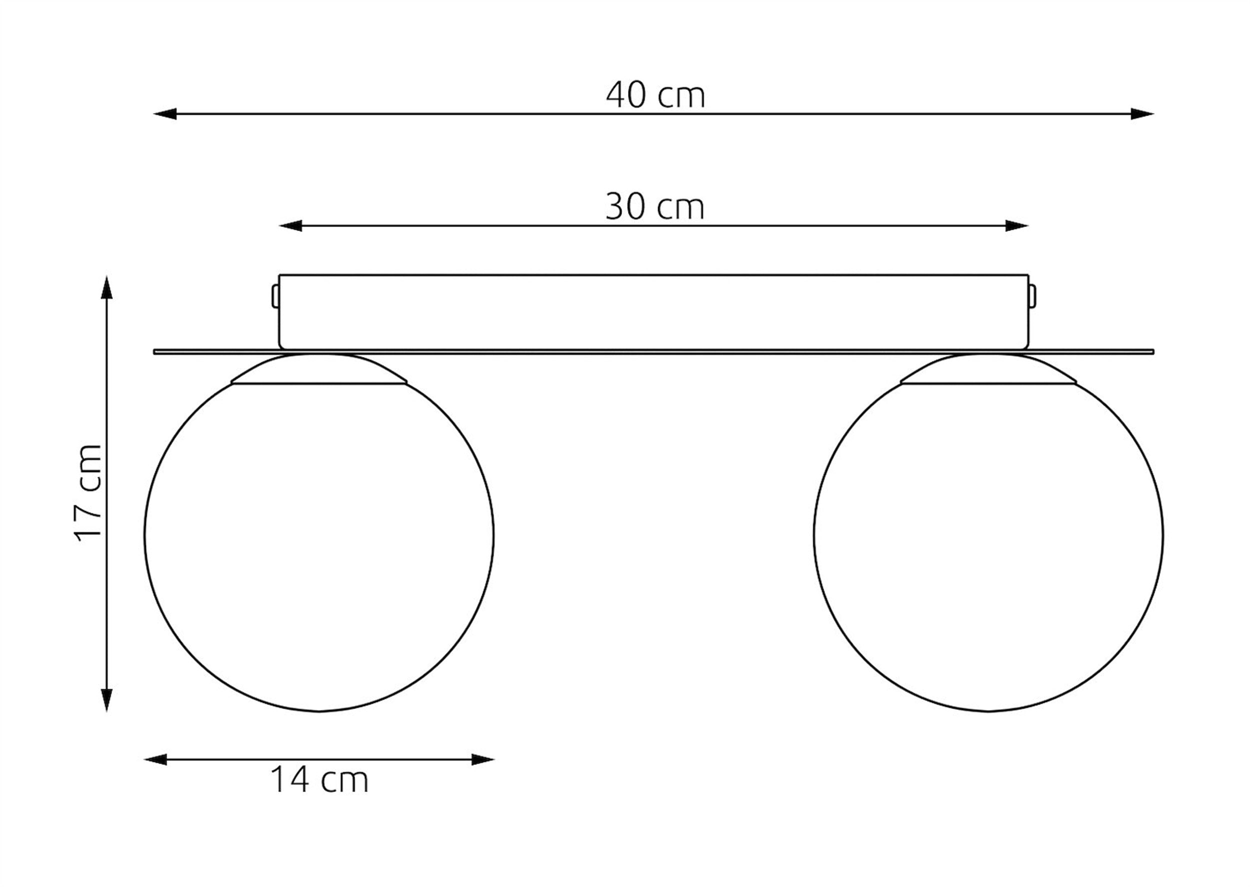 Lampa wisząca Solar x2 mokka opal