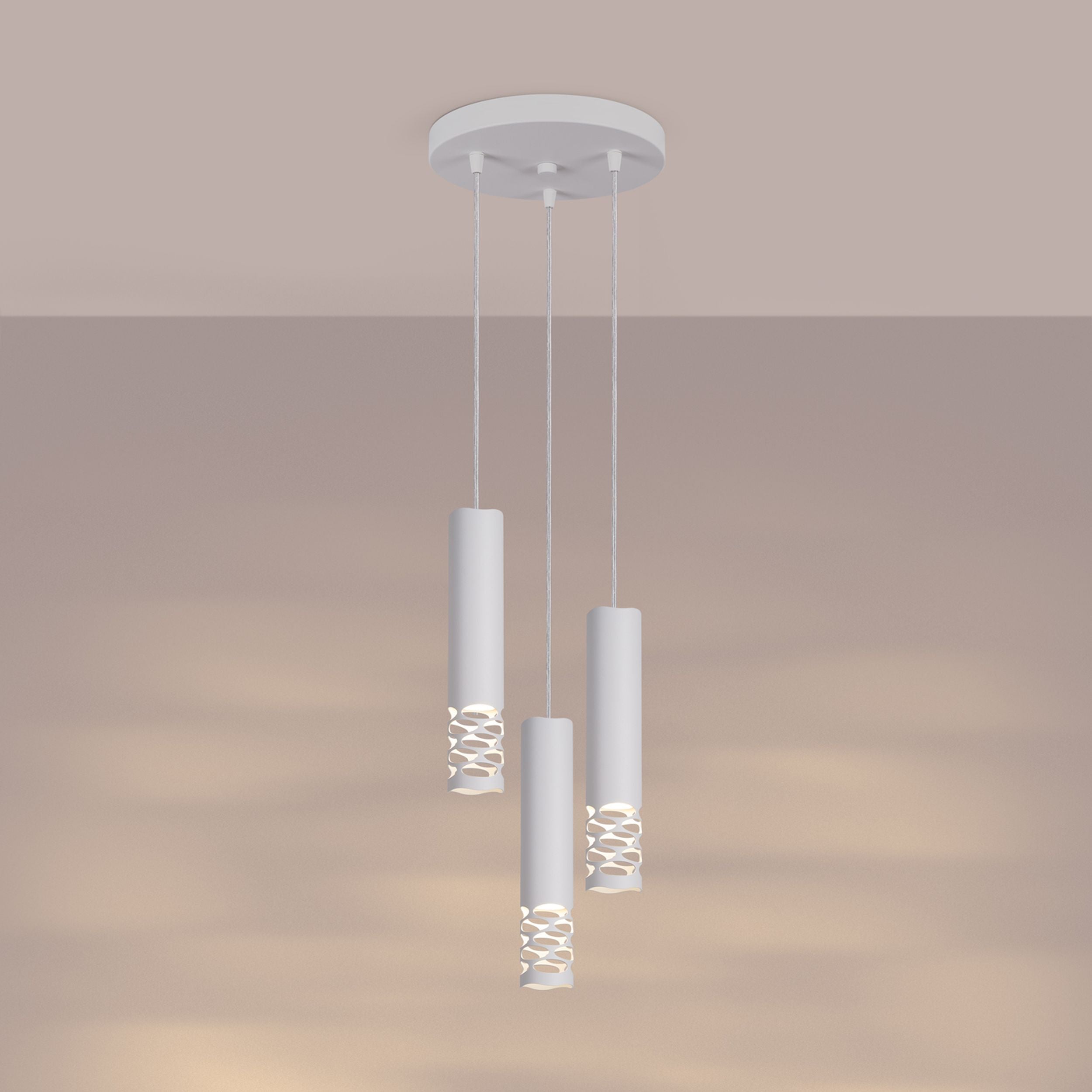 Lampa wisząca Liro 3P biały