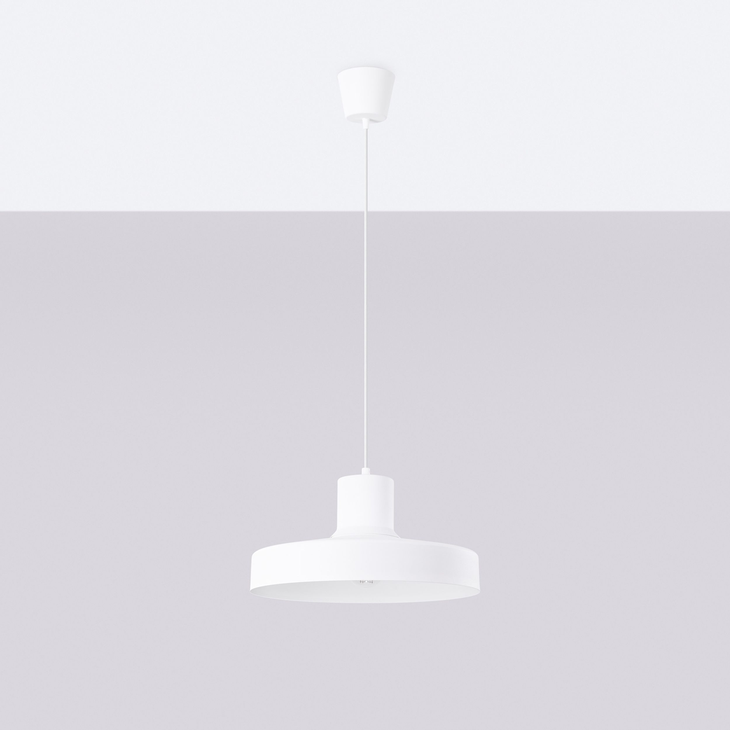 Lampa wisząca Bilo biała