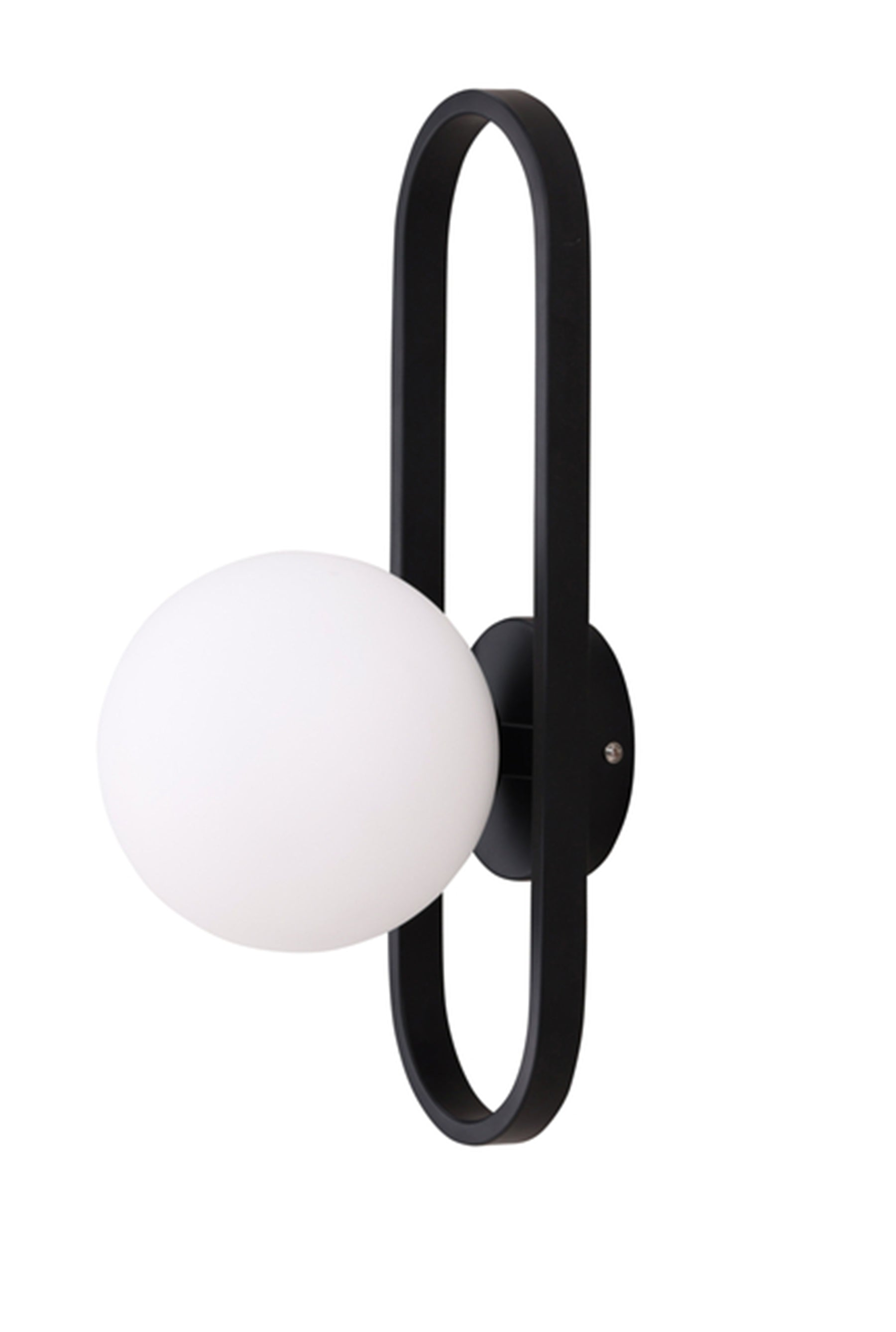 Lampa ścienna Alpes 40 cm czarna