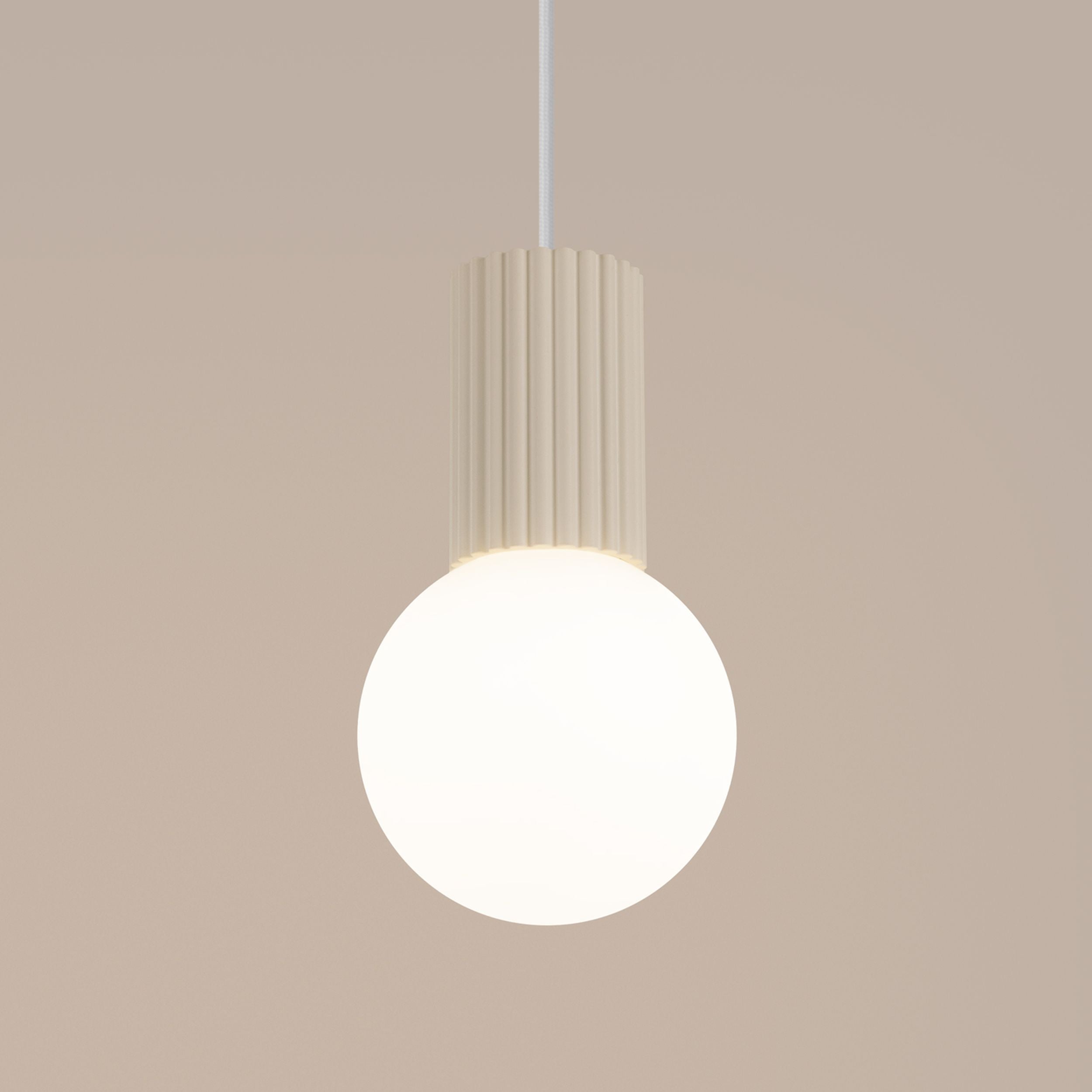 Lampa wisząca Halo 1 beżowa