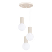 Lampa wisząca Halo 3P beżowa