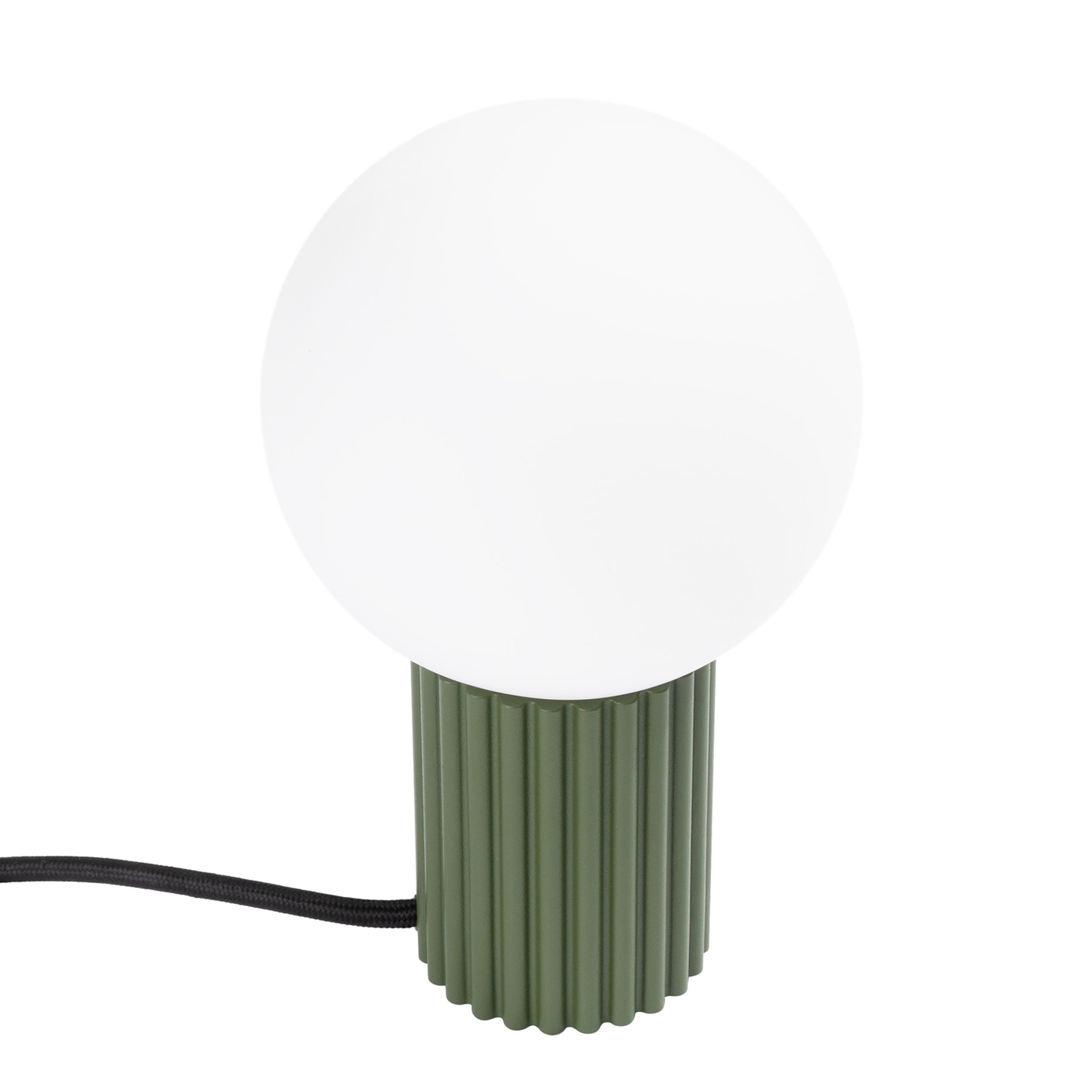 Lampa stołowa Halo zielona oliwka