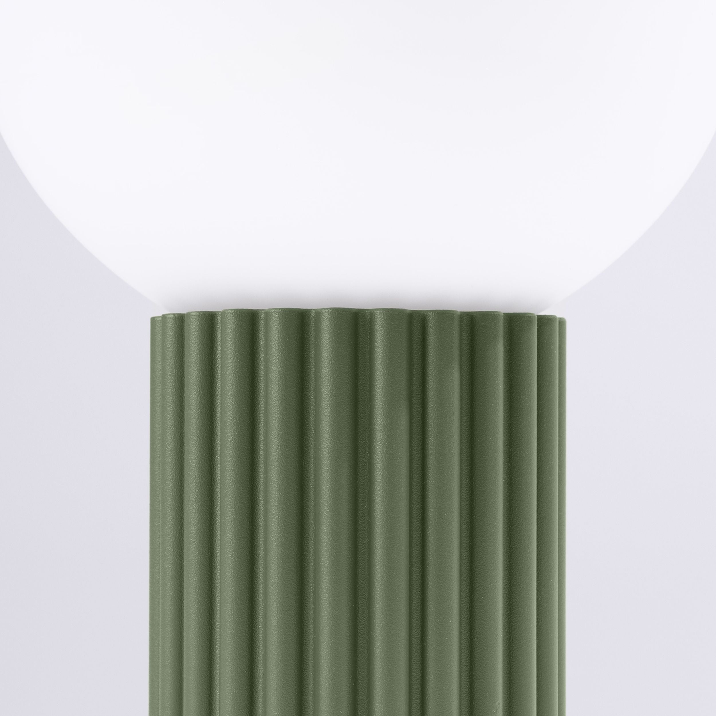 Lampa stołowa Halo zielona oliwka
