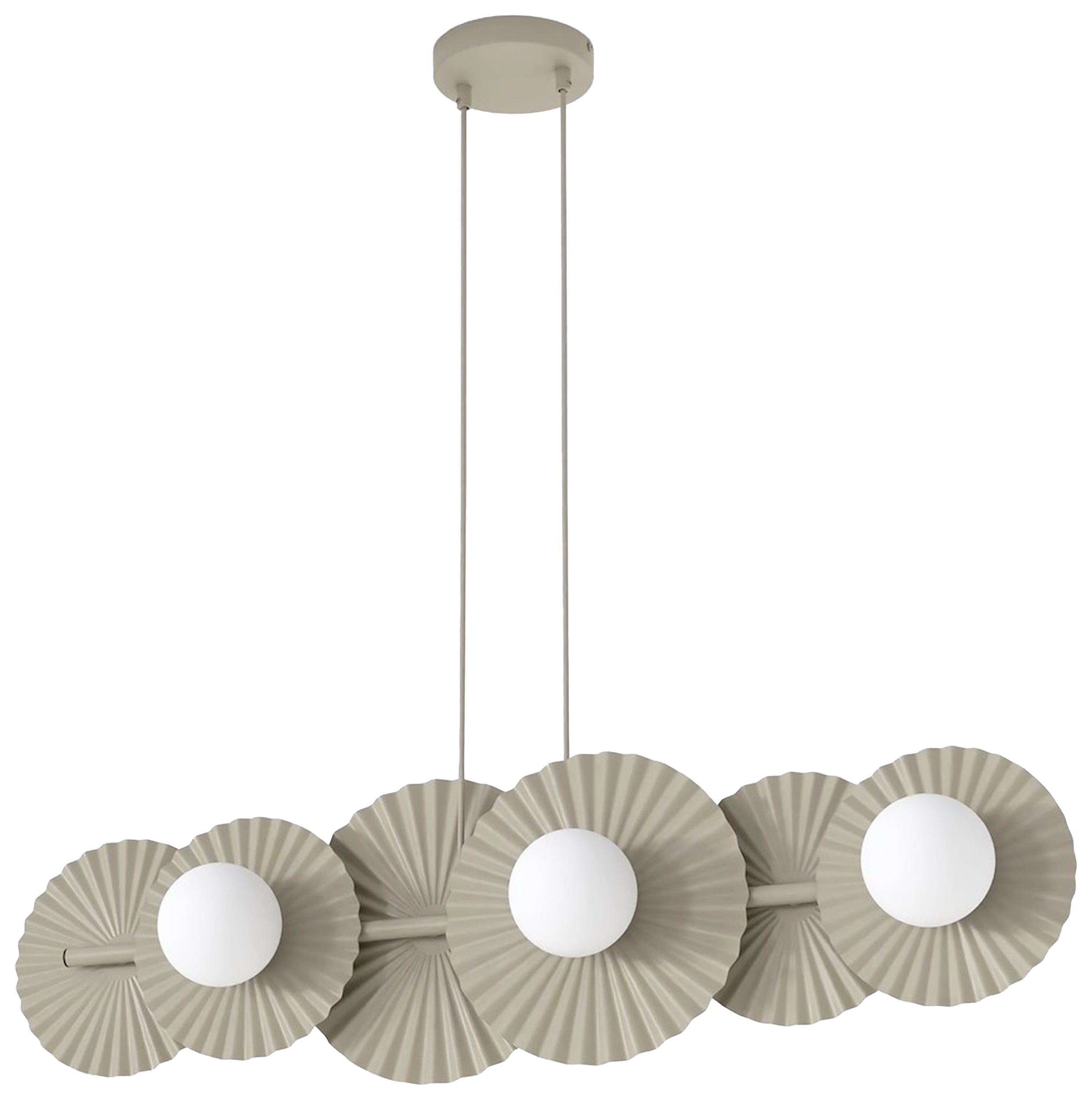 Lampa wisząca Umbra x6 mokka