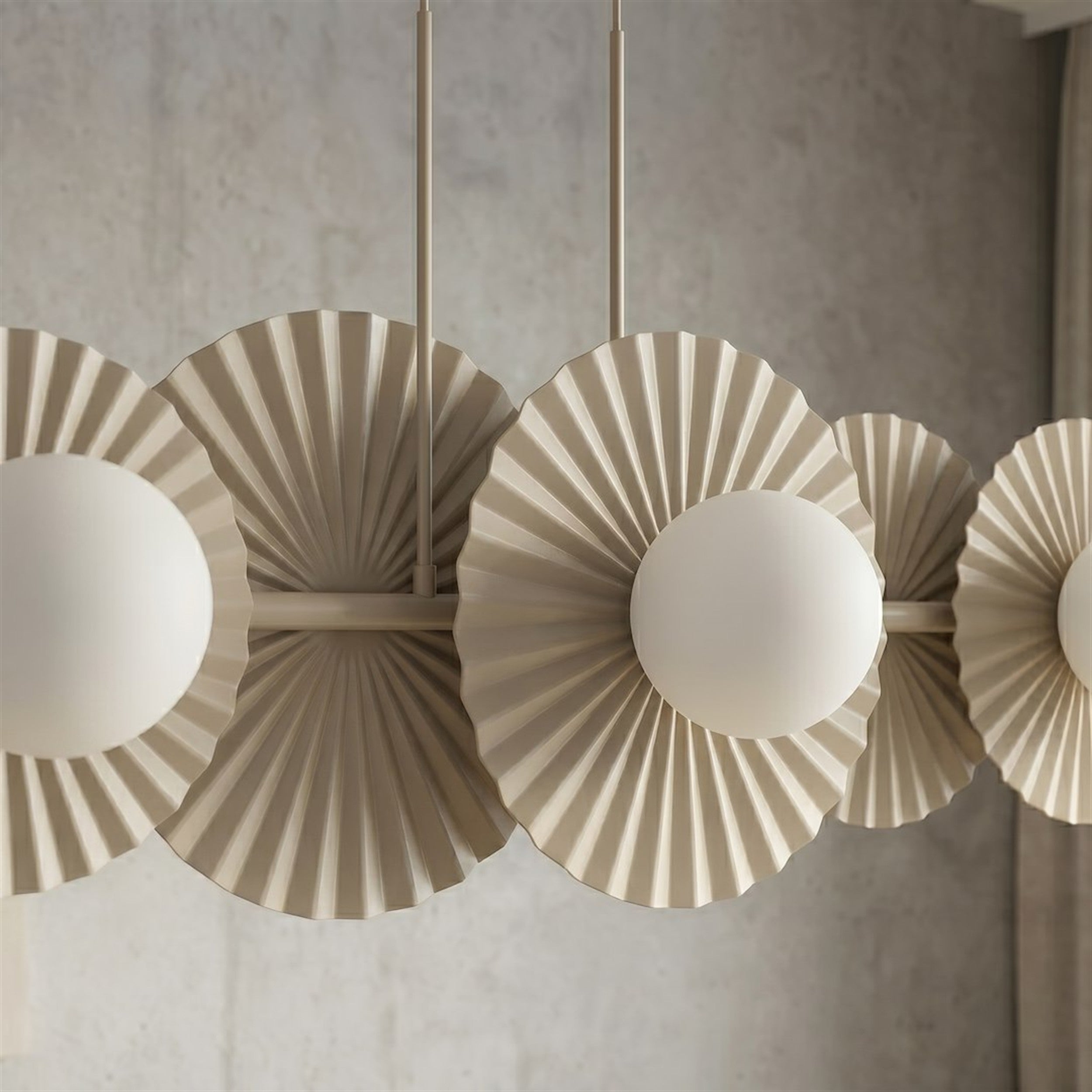 Lampa wisząca Umbra x6 mokka
