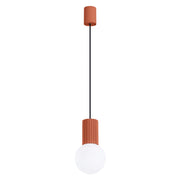 Lampa wisząca Halo 1 ochra czerwona