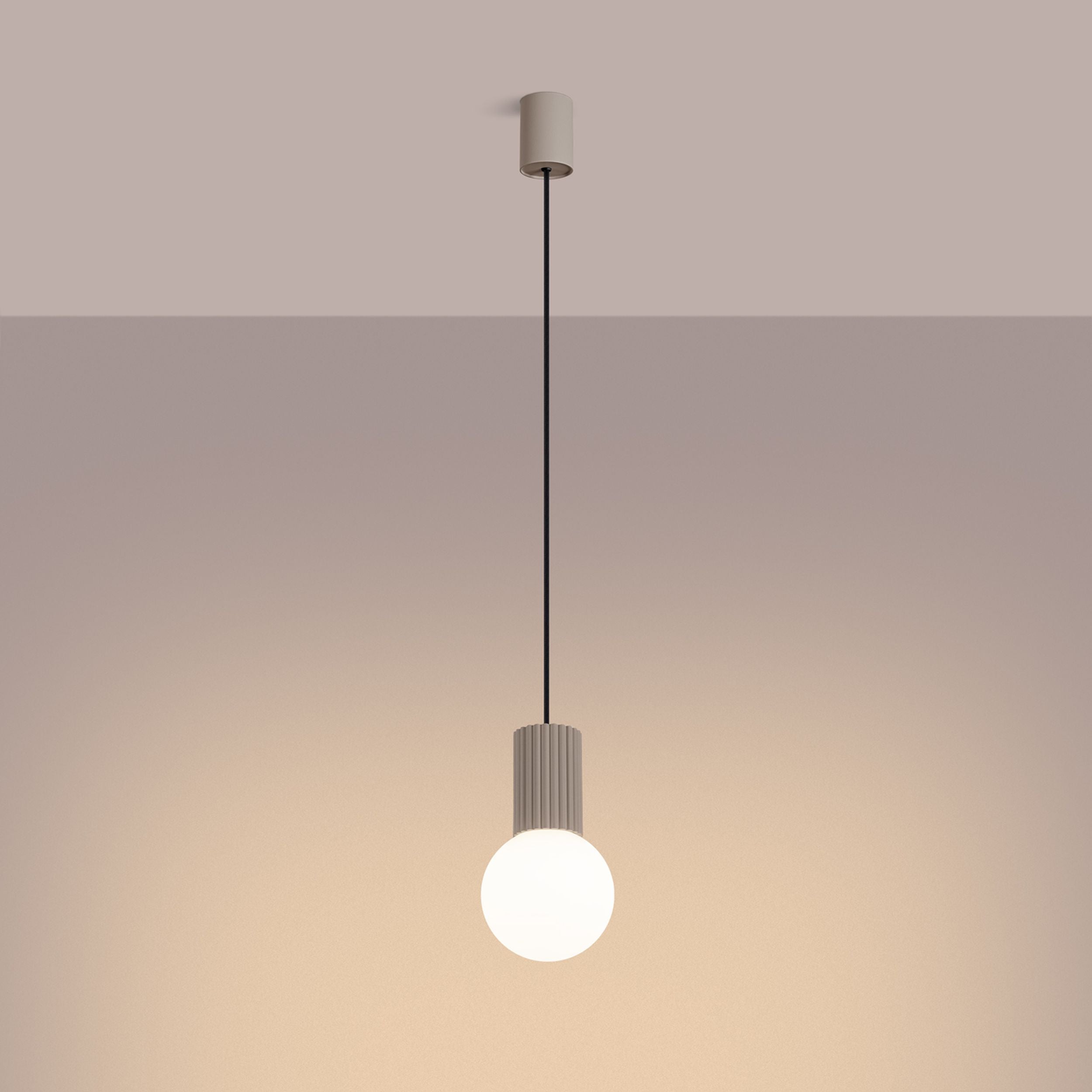 Lampa wisząca Halo 1 taupe
