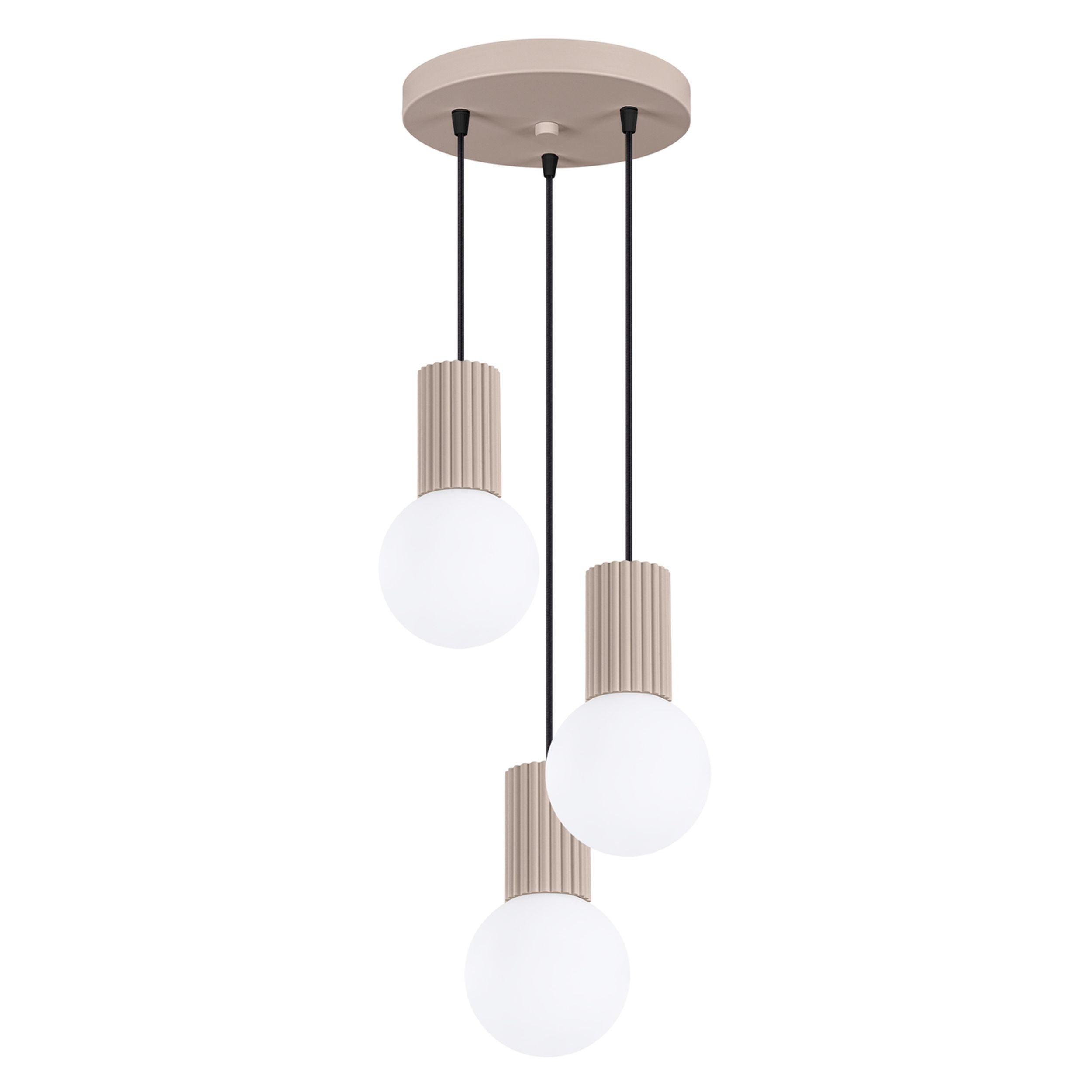 Lampa wisząca Halo 3P taupe