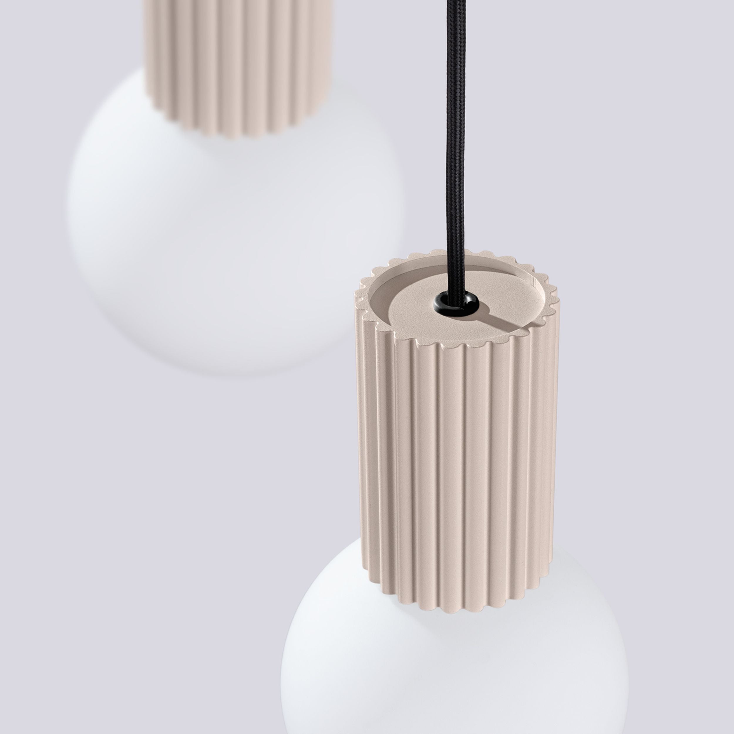 Lampa wisząca Halo 3P taupe