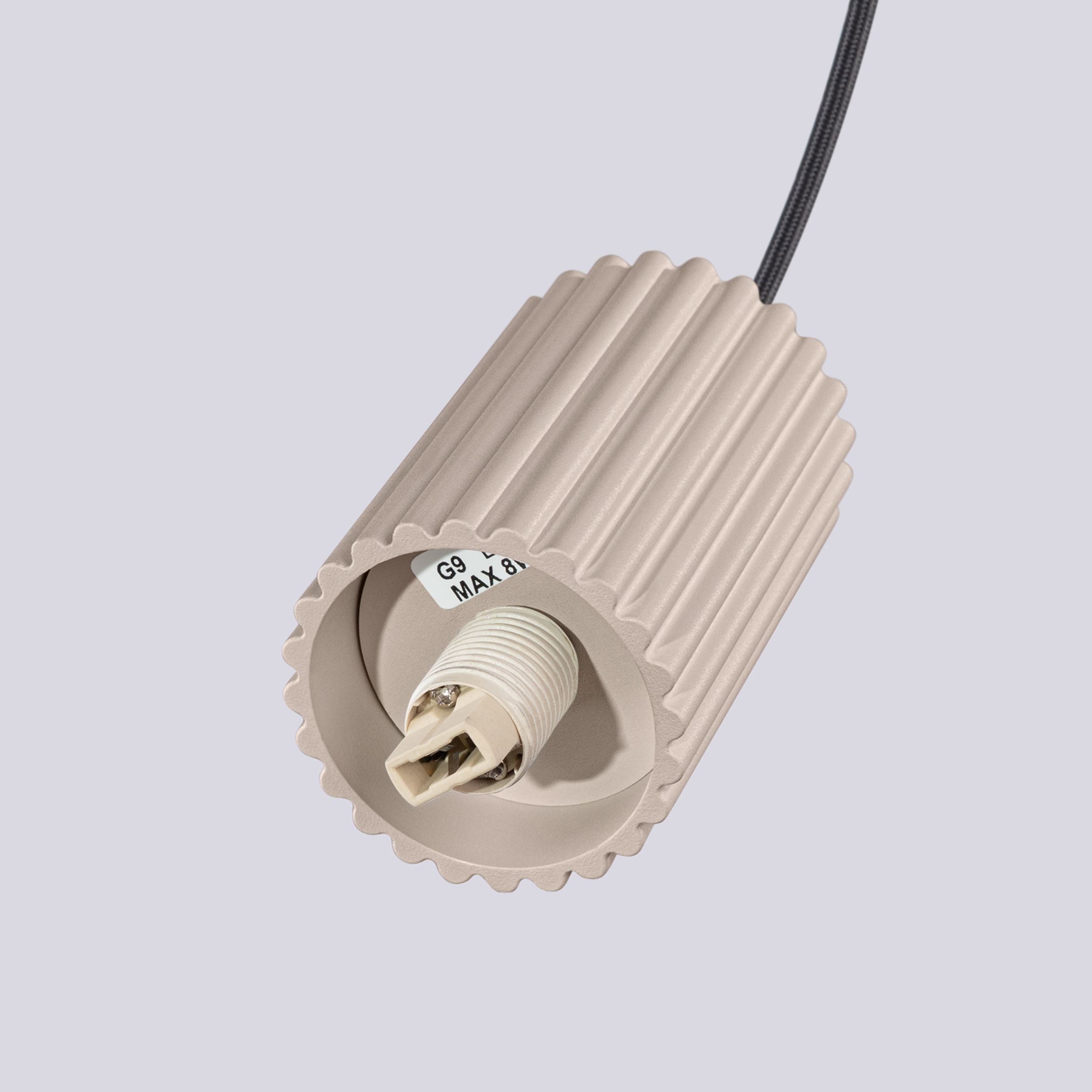 Lampa wisząca Halo 3P taupe
