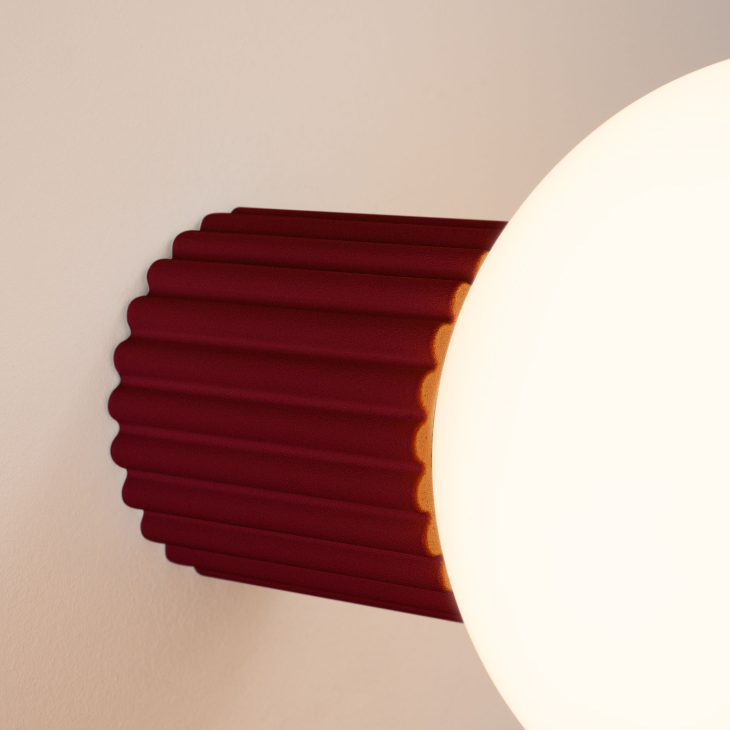 Kinkiet Halo burgund IP44