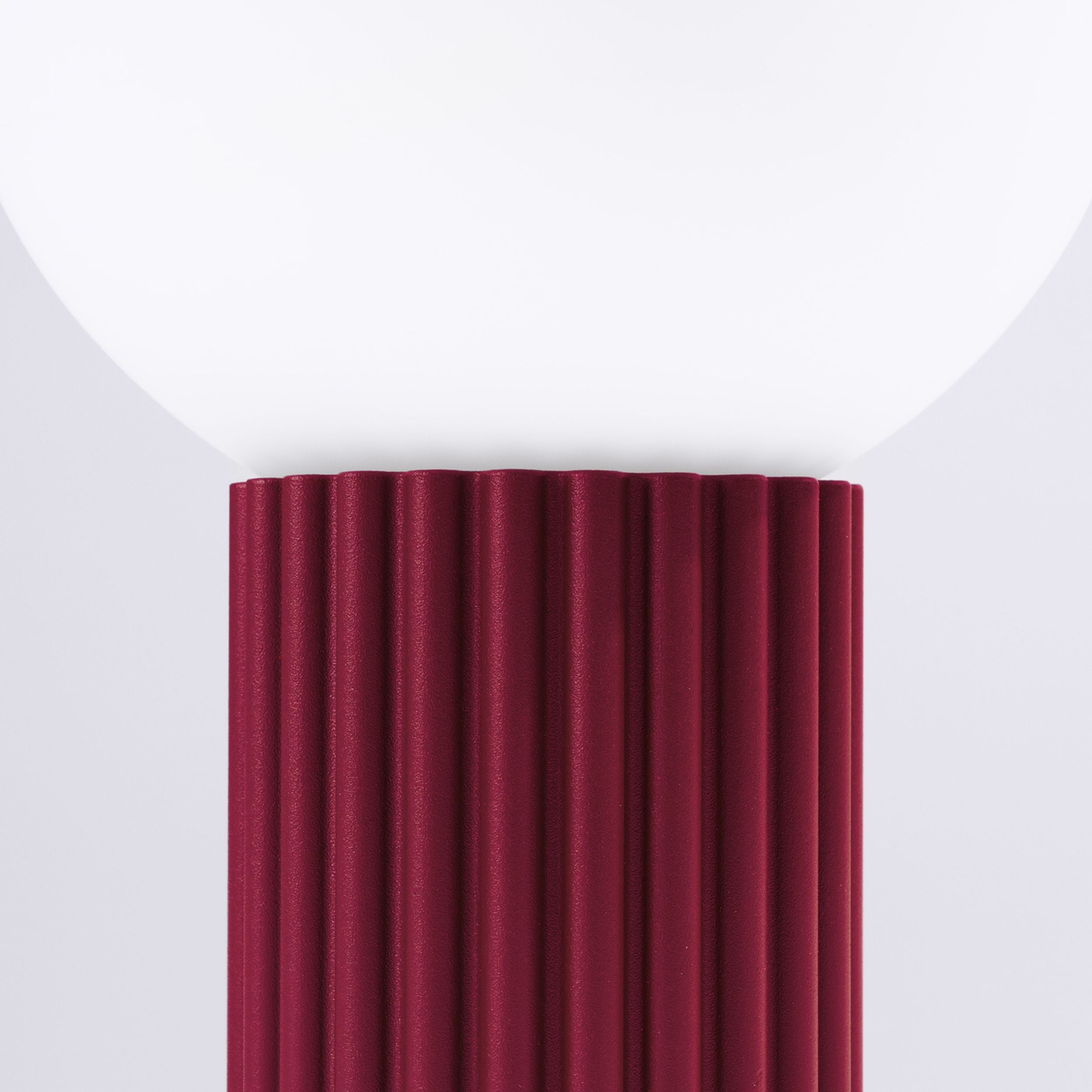 Lampa stołowa Halo burgund