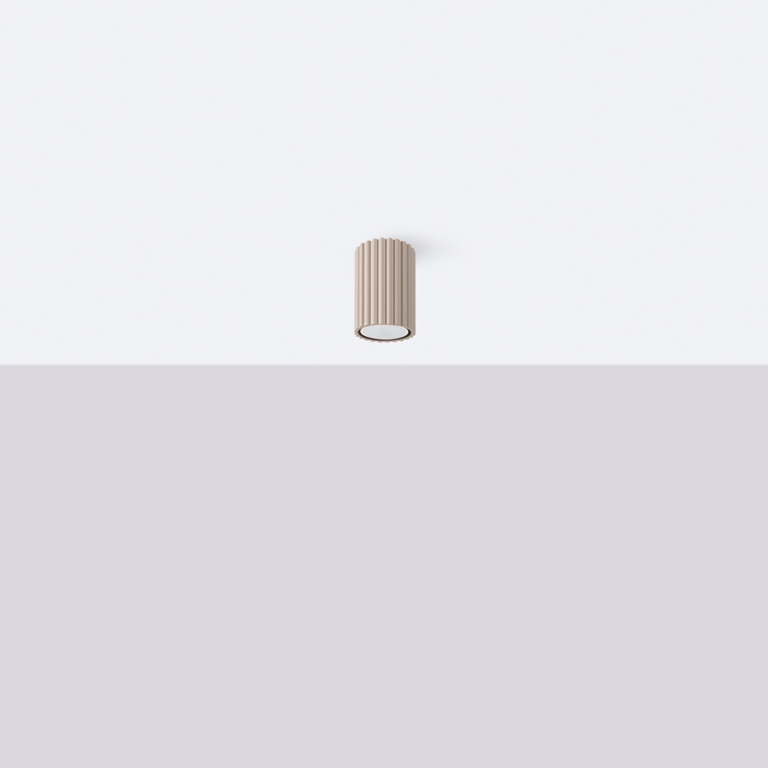 Spot tuba Karbon 10 cm taupe