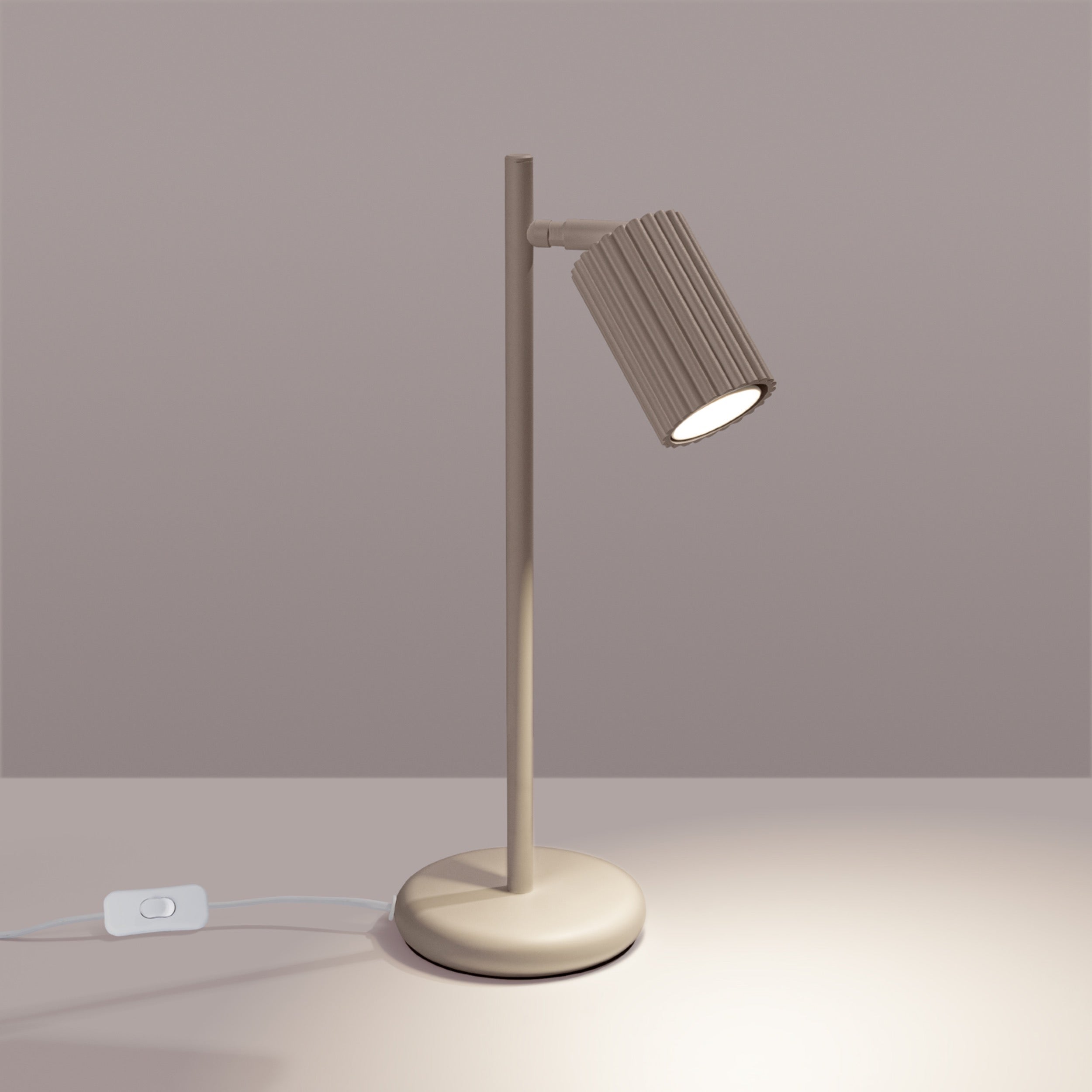 Lampa stołowa Karbon taupe