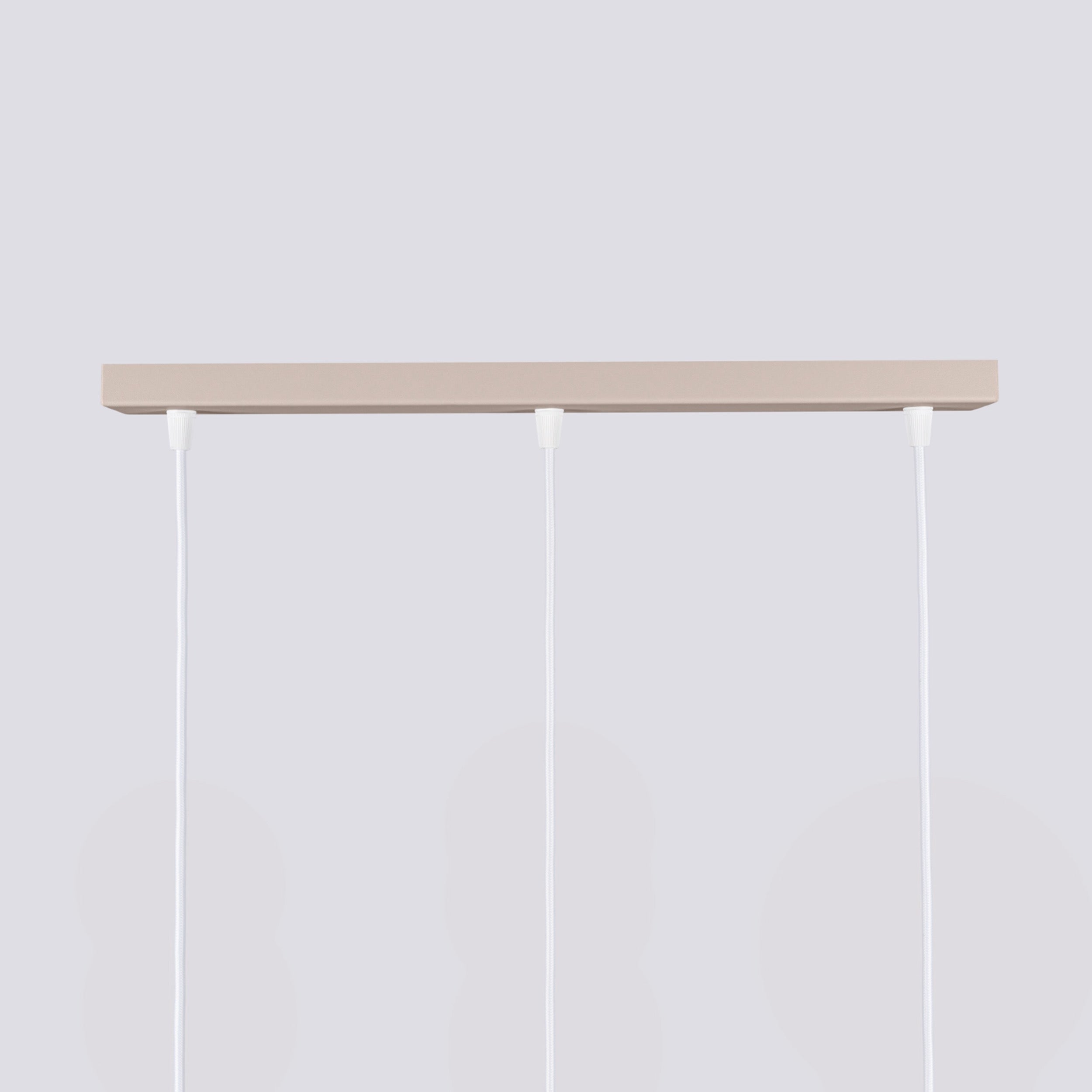 Lampa wisząca Karbon 3L taupe