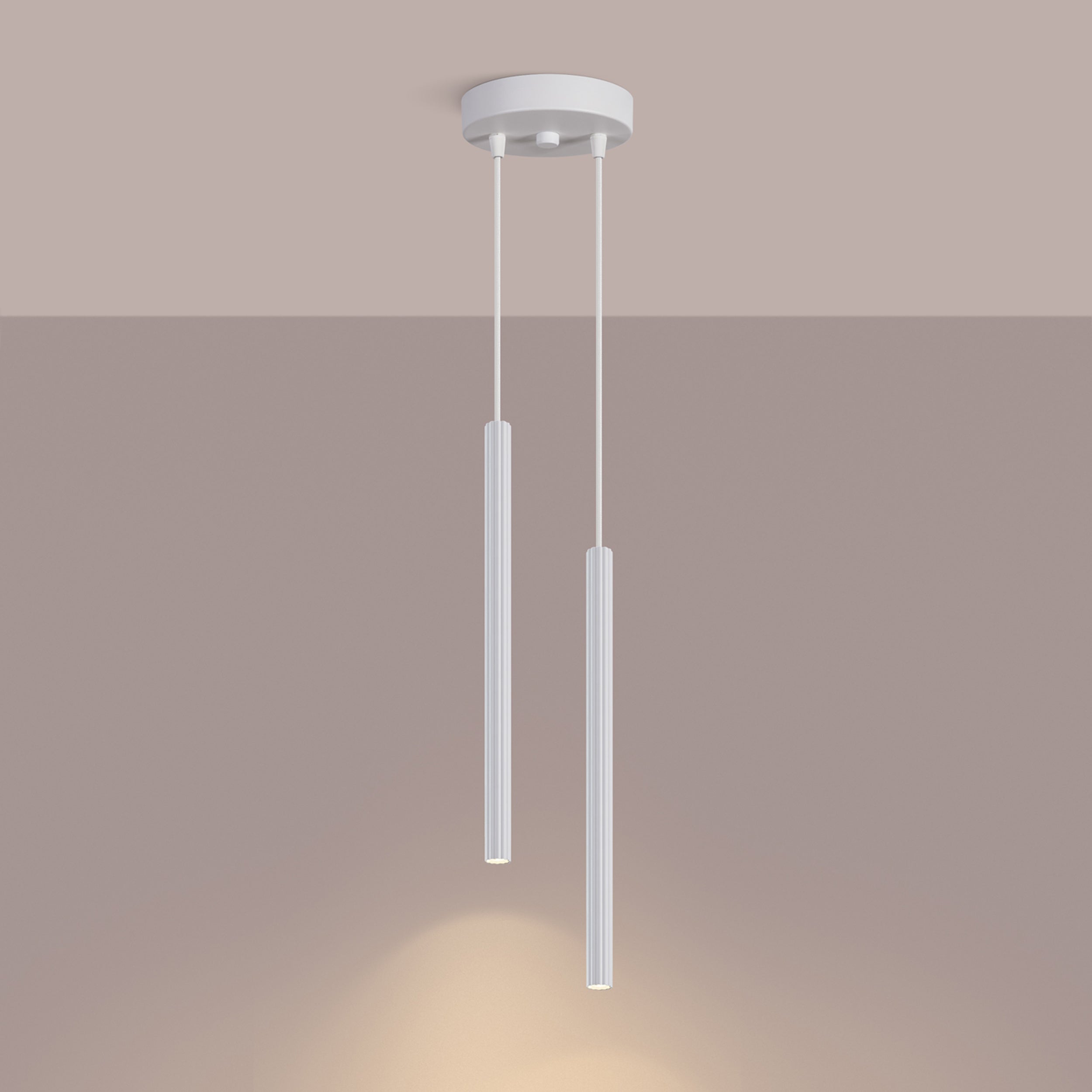Lampa wisząca Arche x2 biała