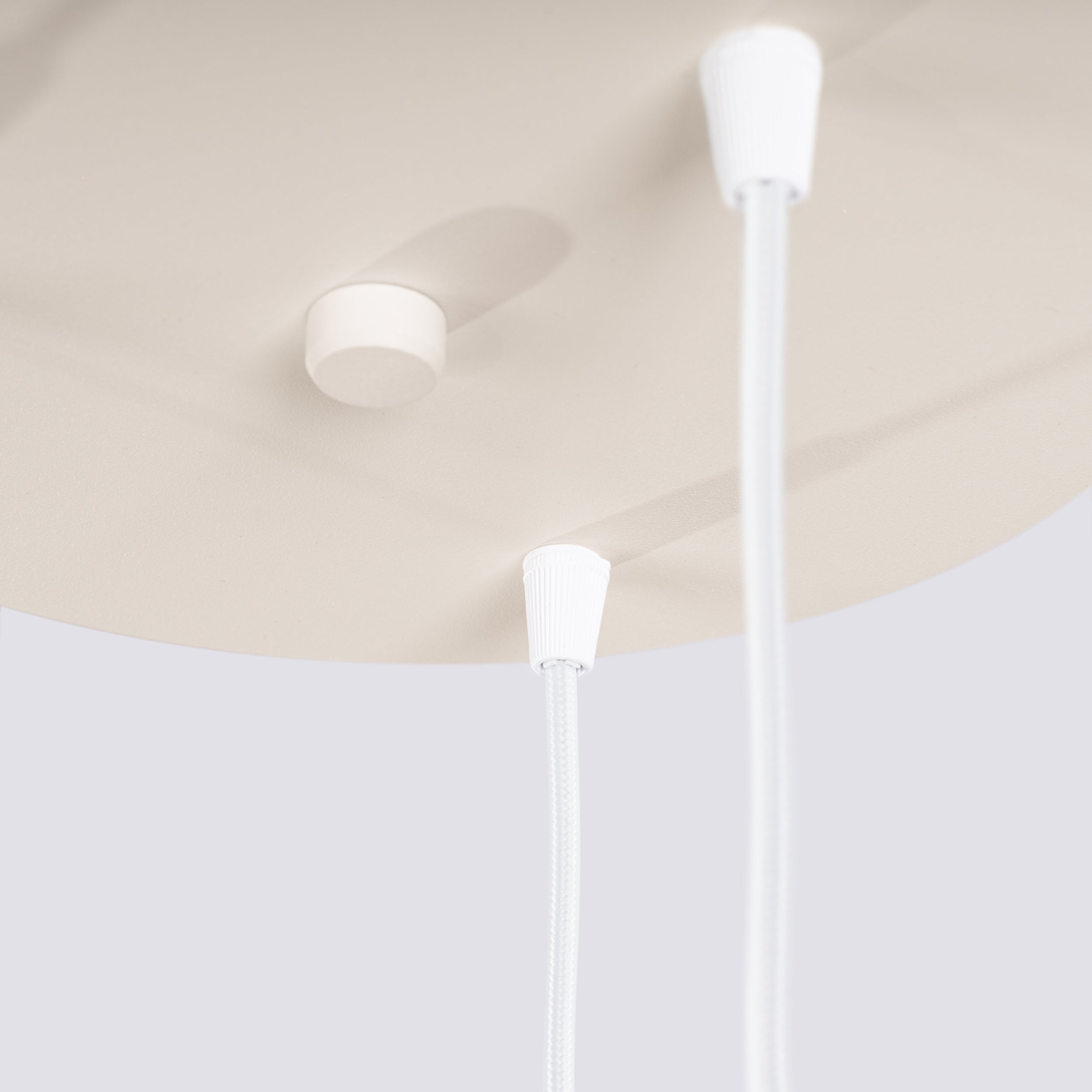 Lampa wisząca Estria x3 beżowa