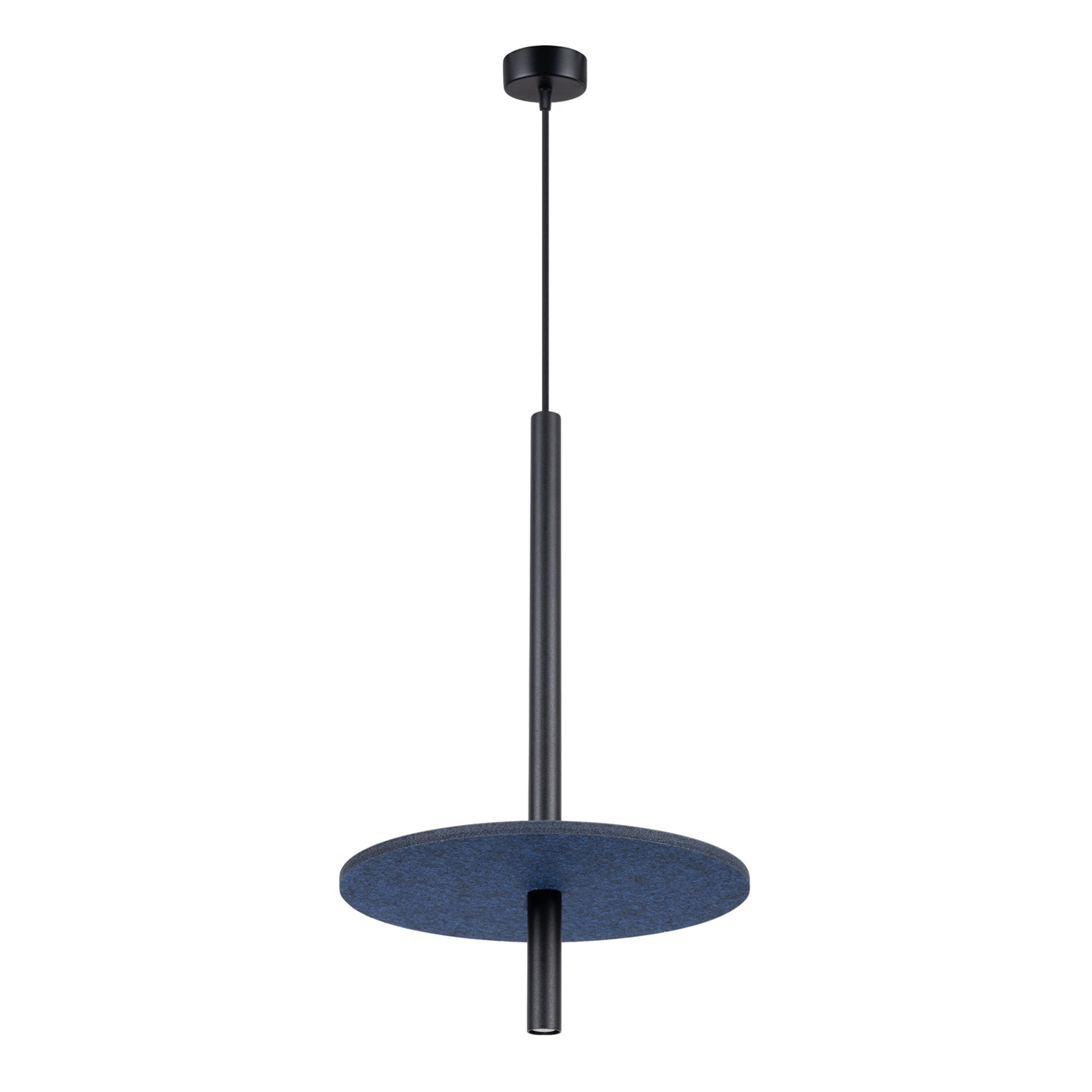 Lampa wisząca Feltro czarna/granatowa