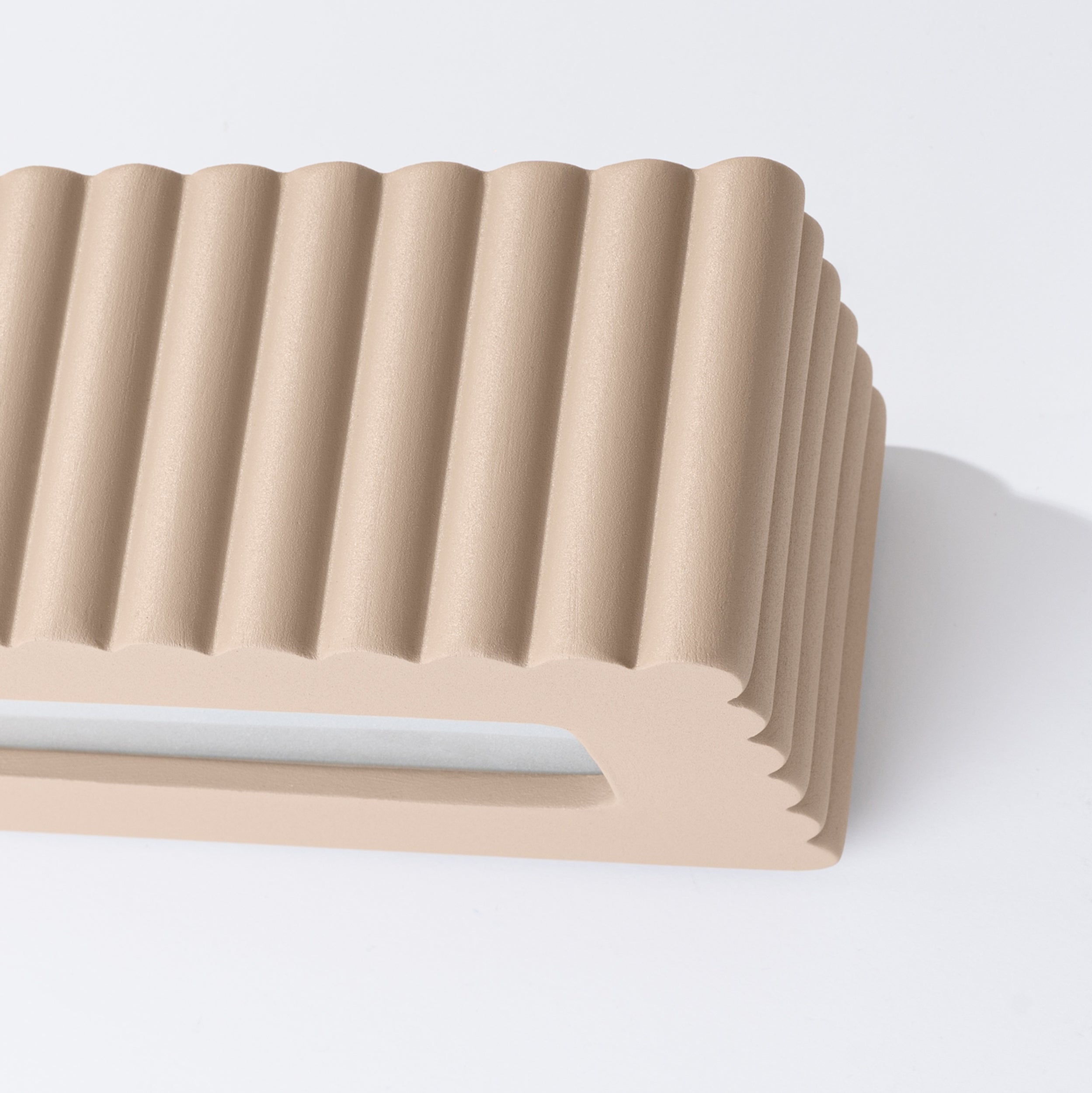 Kinkiet ceramiczny Rigata taupe