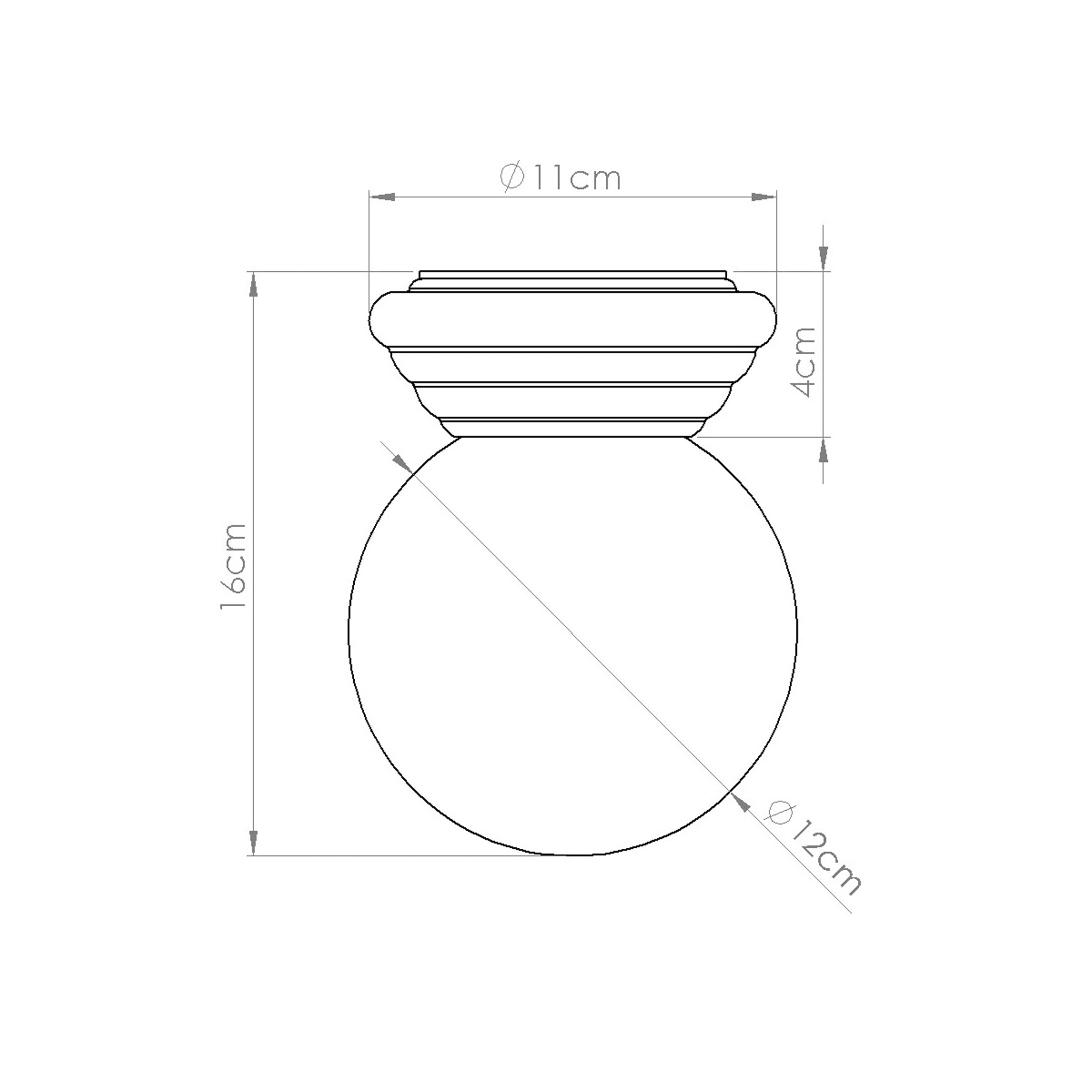 Plafon Zori brzoskwiniowy IP44