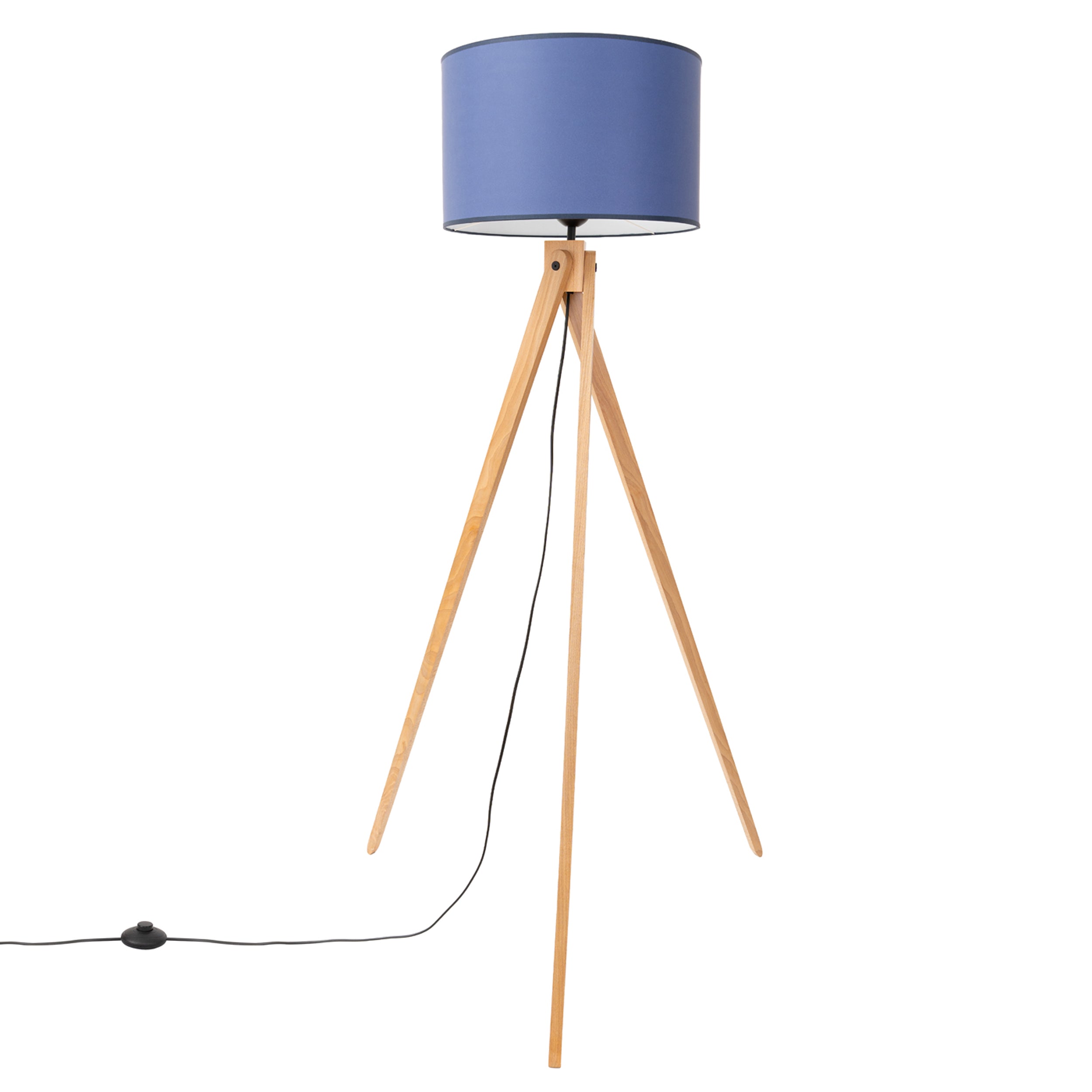 Lampa podłogowa Natt granat