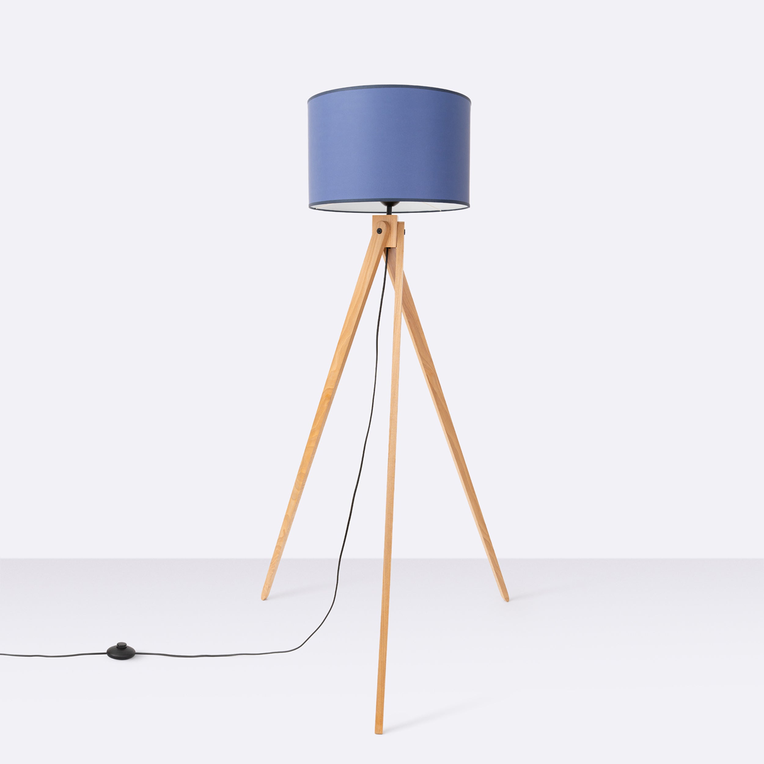 Lampa podłogowa Natt granat