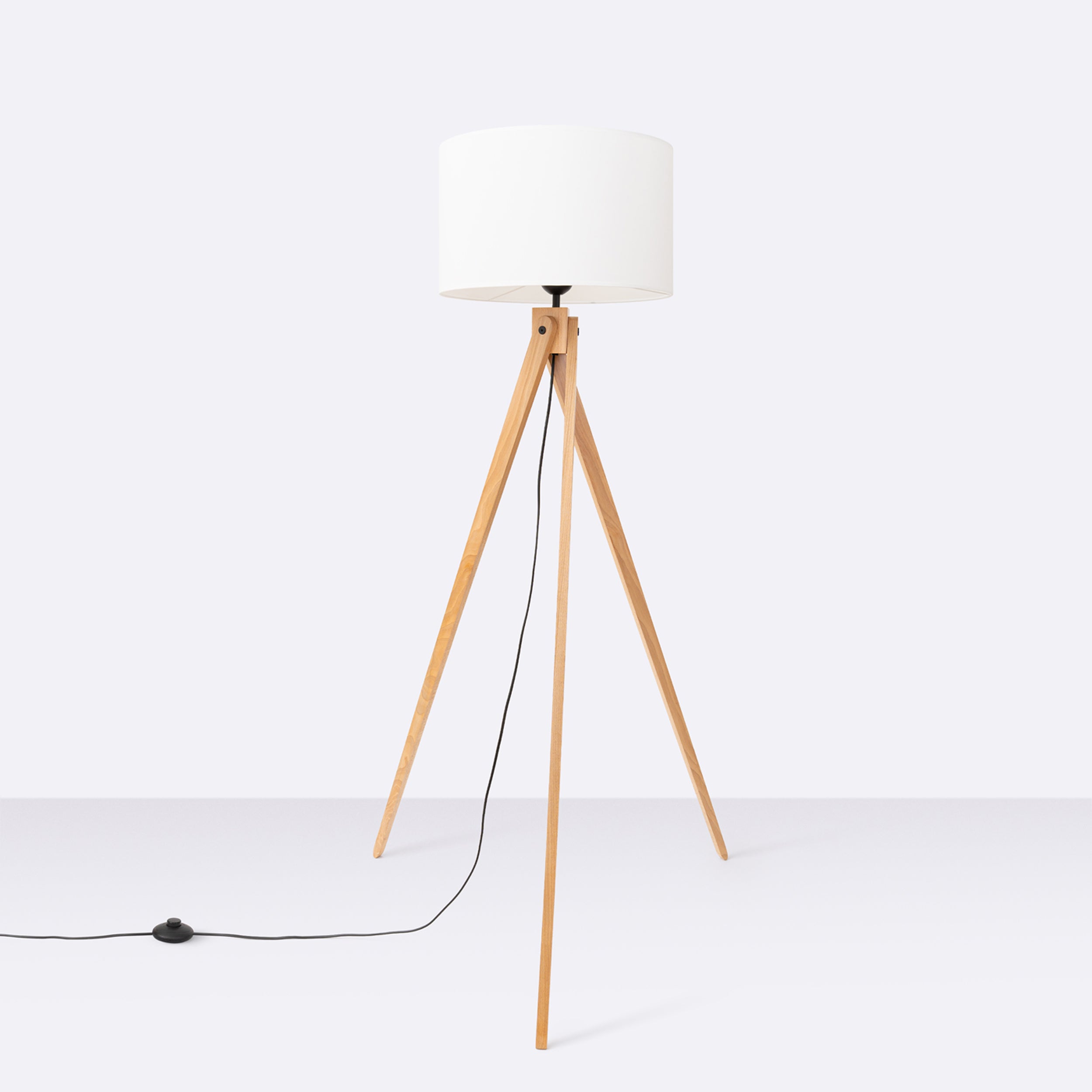 Lampa podłogowa Natt biała