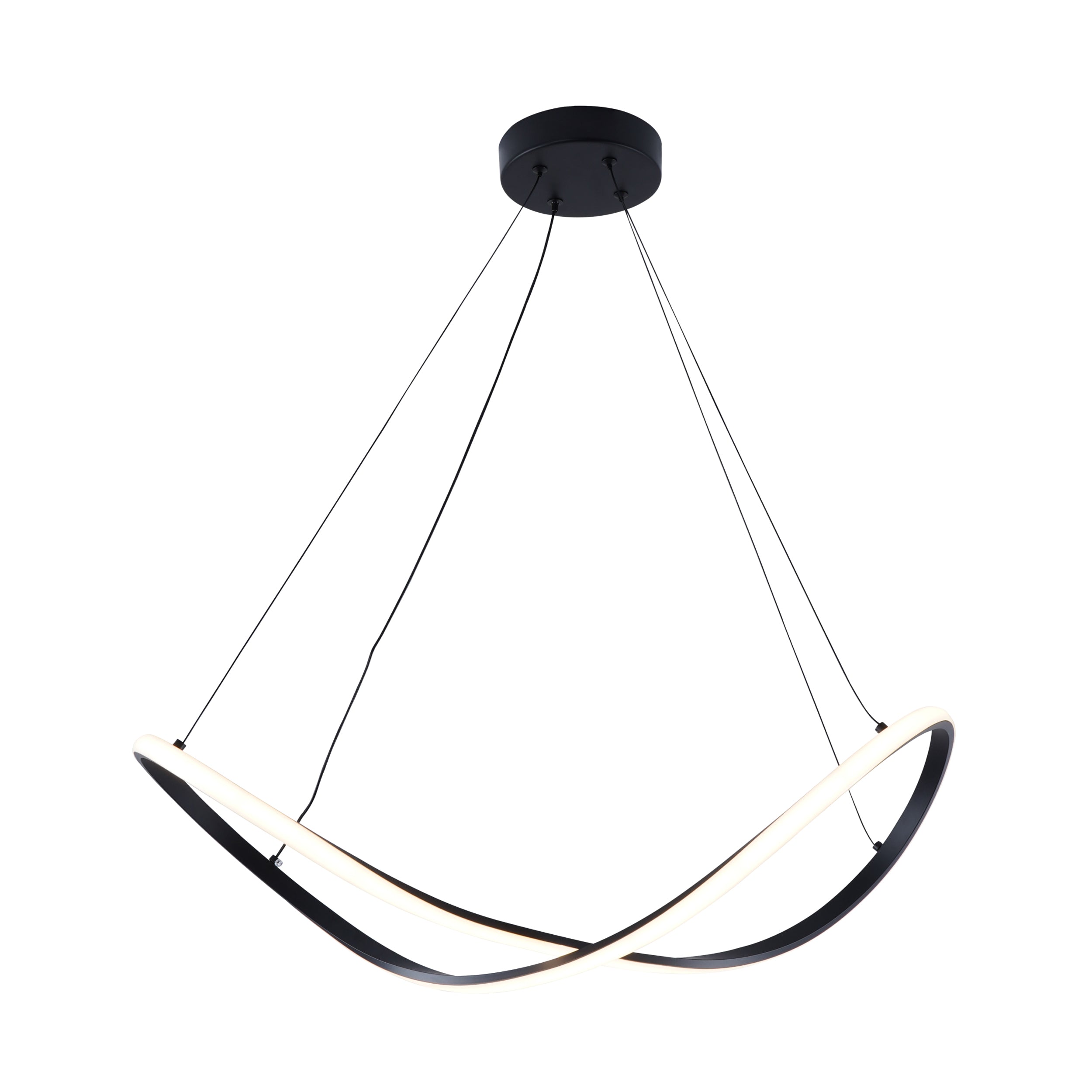 Lampa wisząca Erda czarna