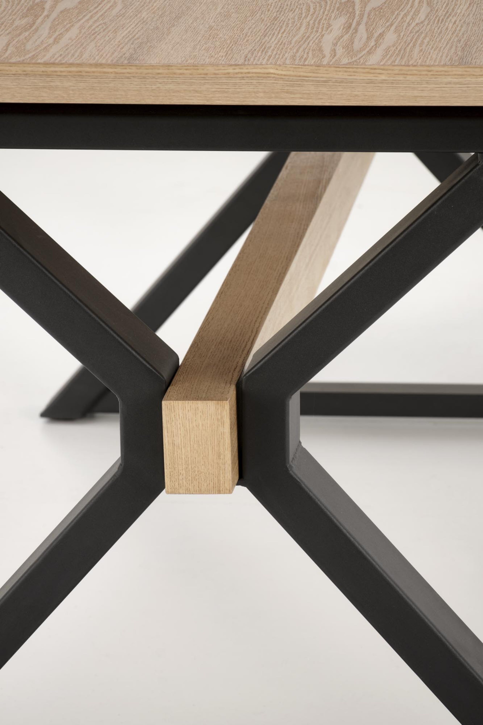 Stół rozkładany Rigally 180-300x100 cm dąb naturalny - materiał płyta meblowa, kolor dąb