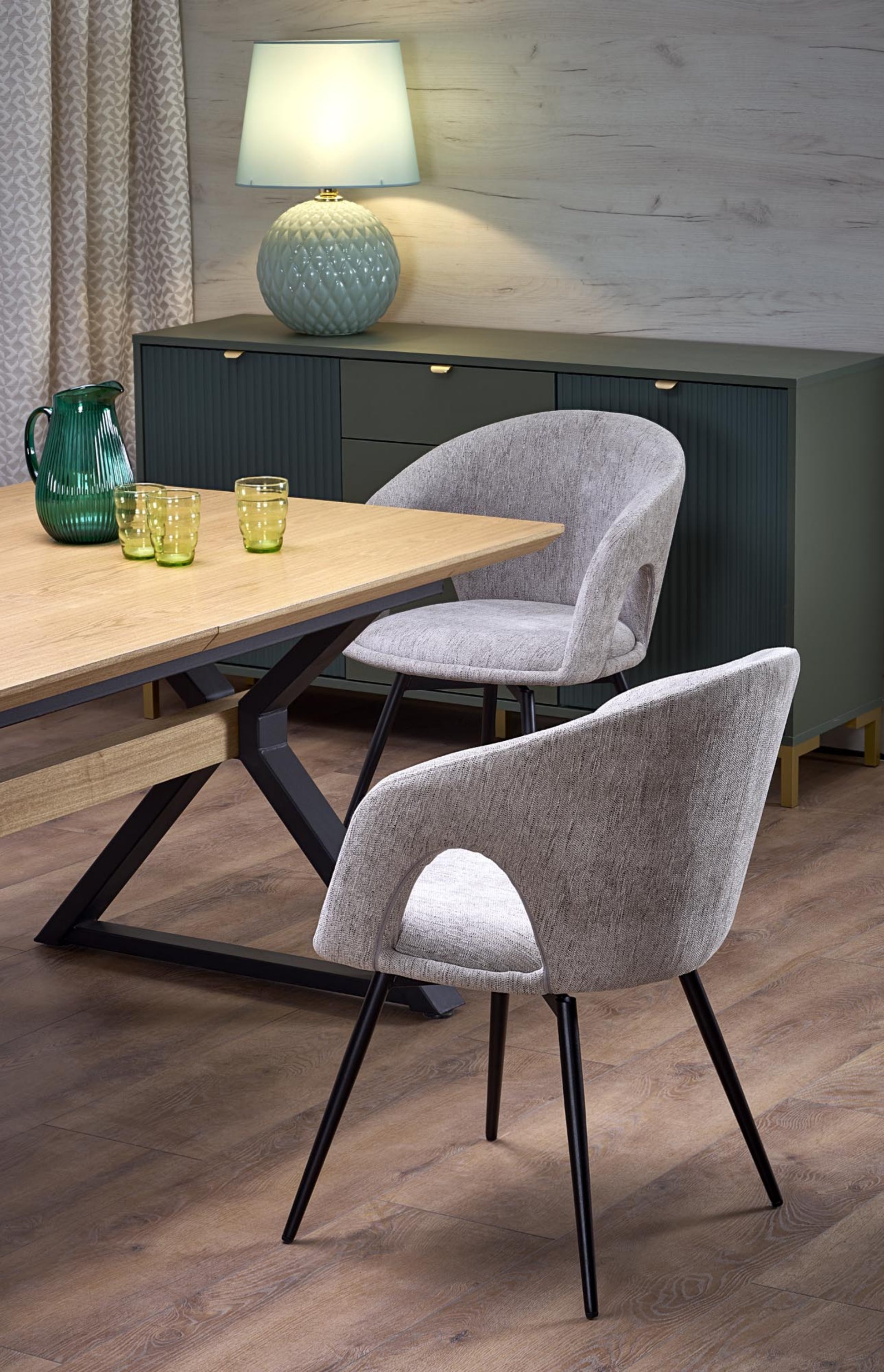 Stół rozkładany Rigally 180-300x100 cm dąb naturalny - styl nowoczesny