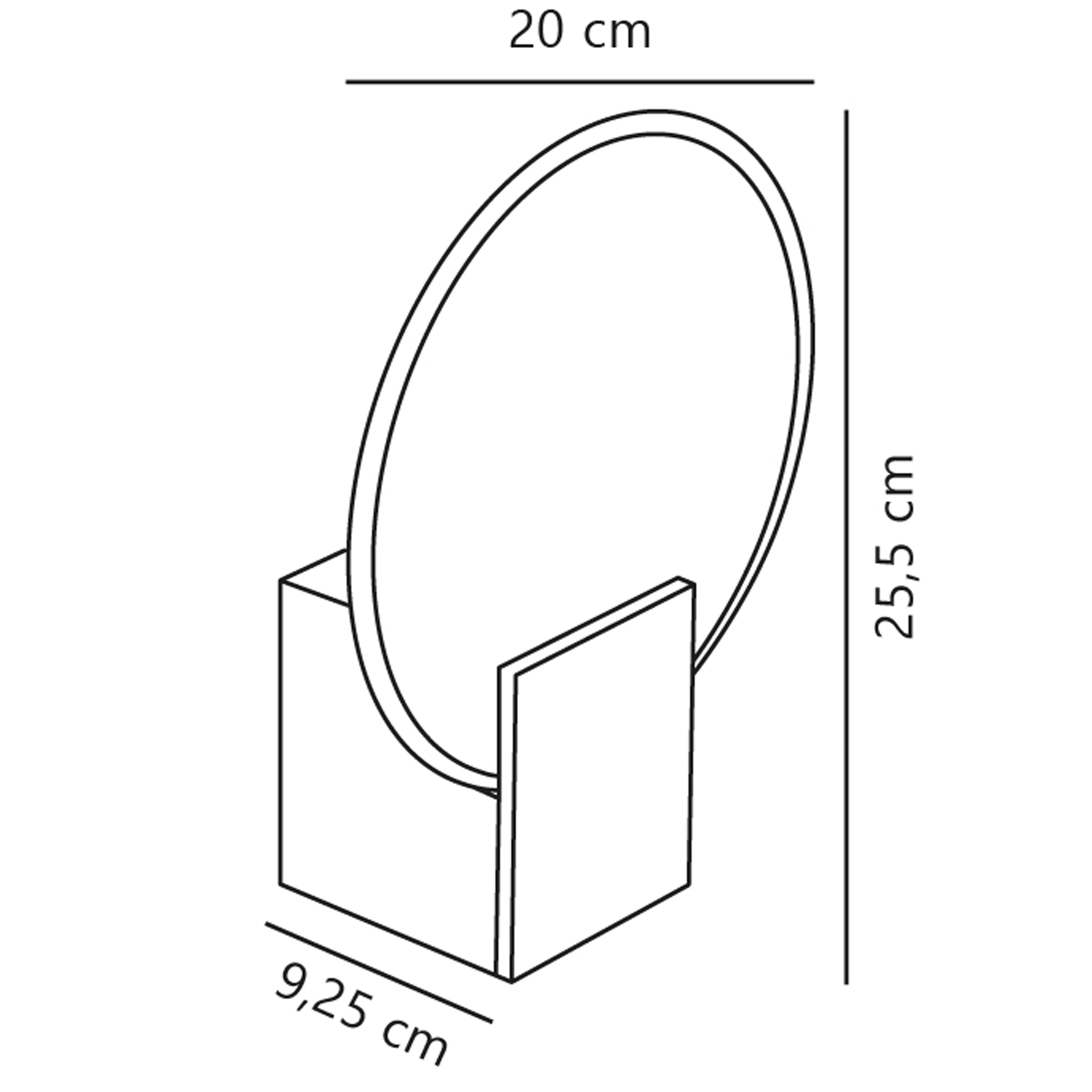 Kinkiet ścienny Hester jasne drewno IP44