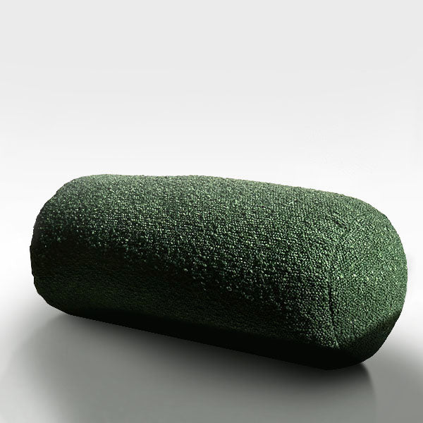 Poduszka wałek Boucle 40x16 cm zielona