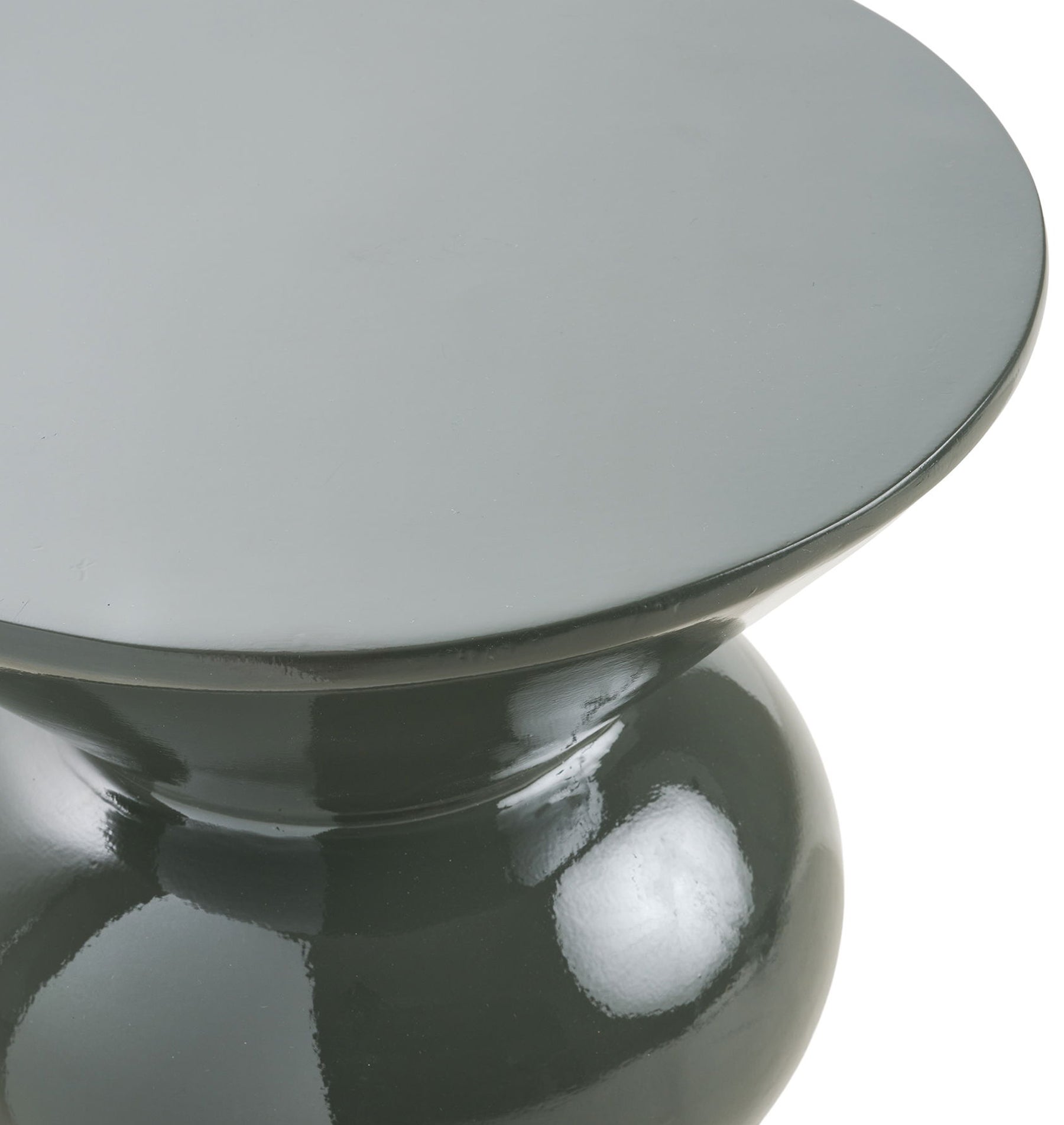 Stolik Rosolina 34 cm zielony - kolor zielony