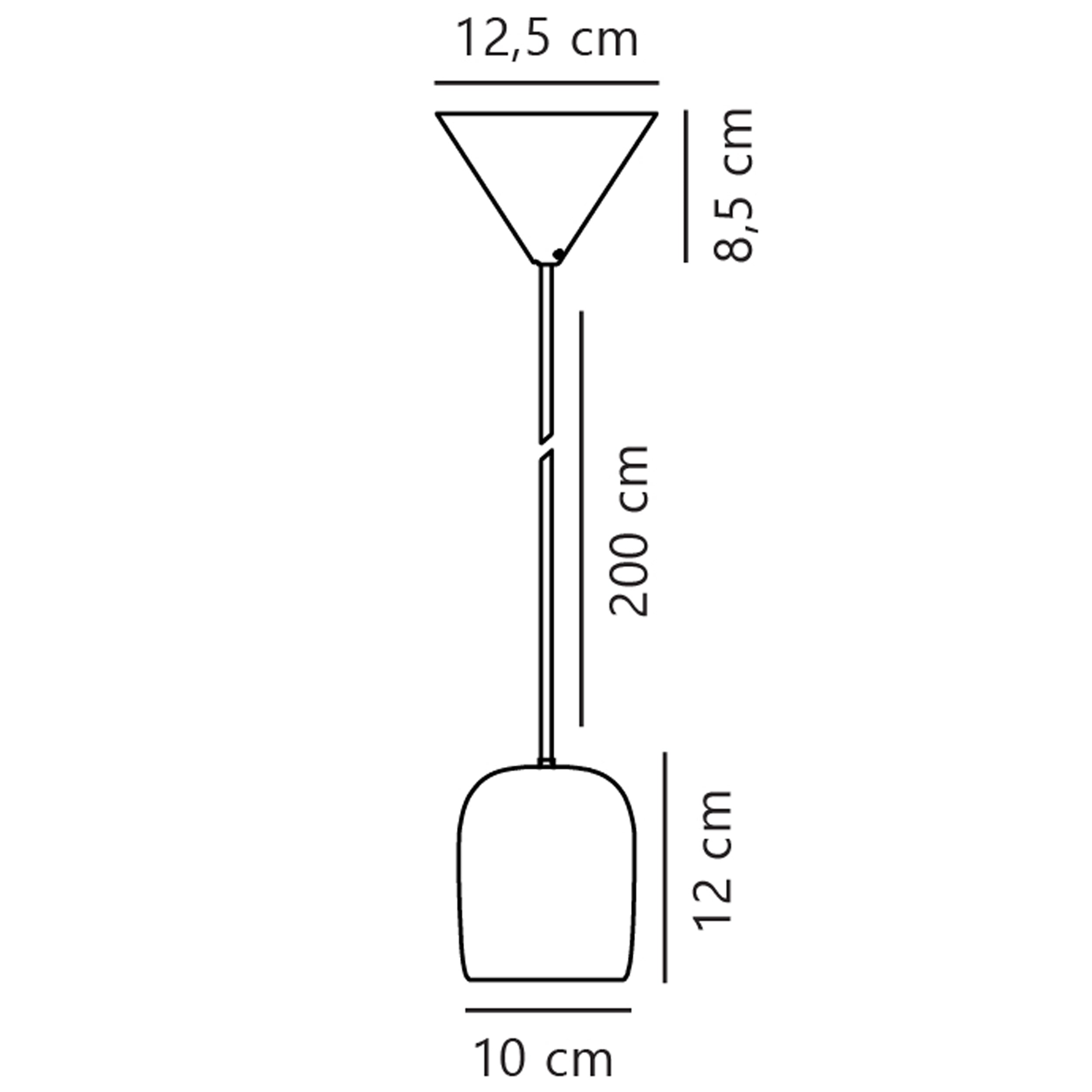 Lampa wisząca Notii szara
