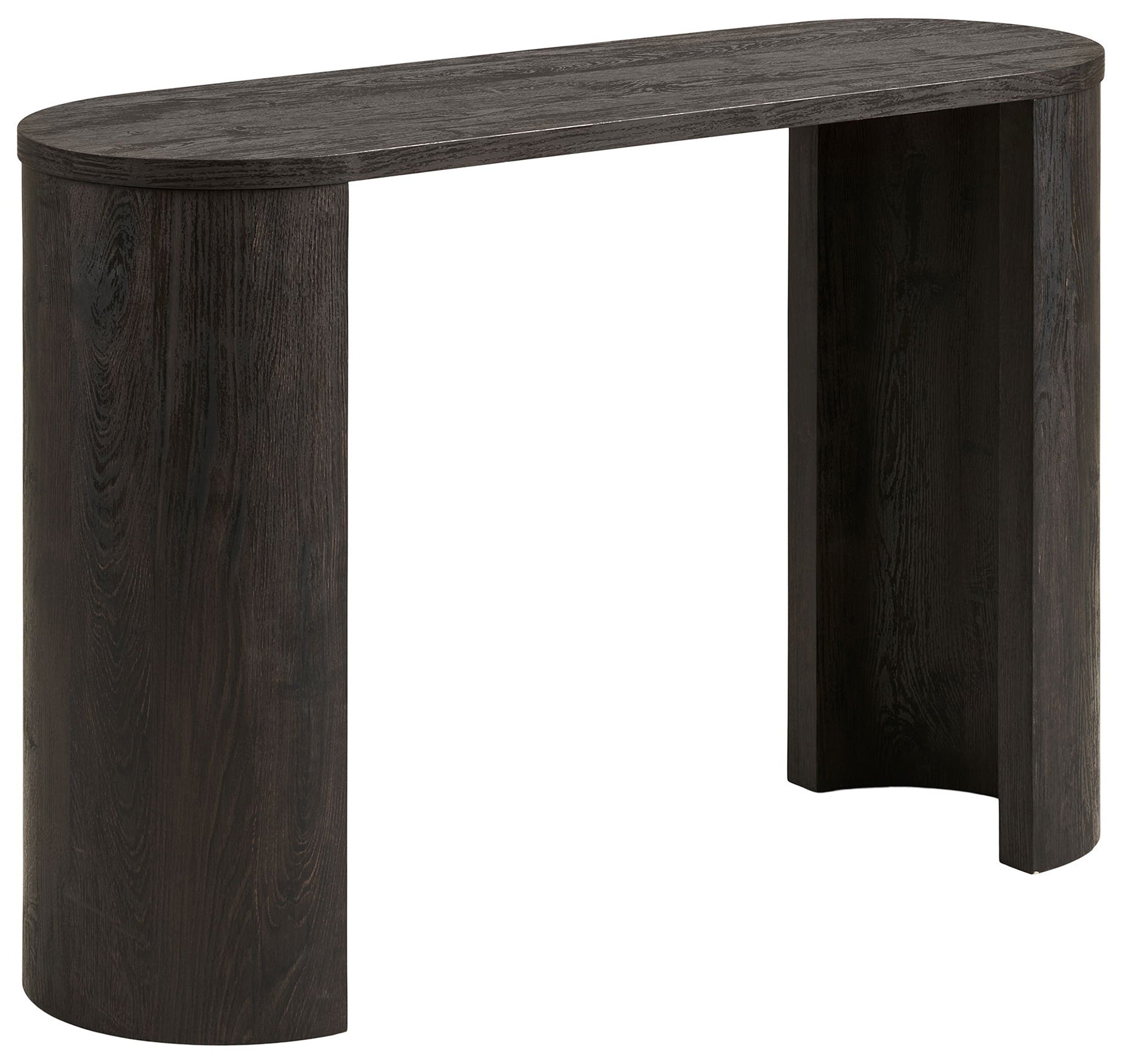 Konsola Bibione 114 cm ciemnobrązowa