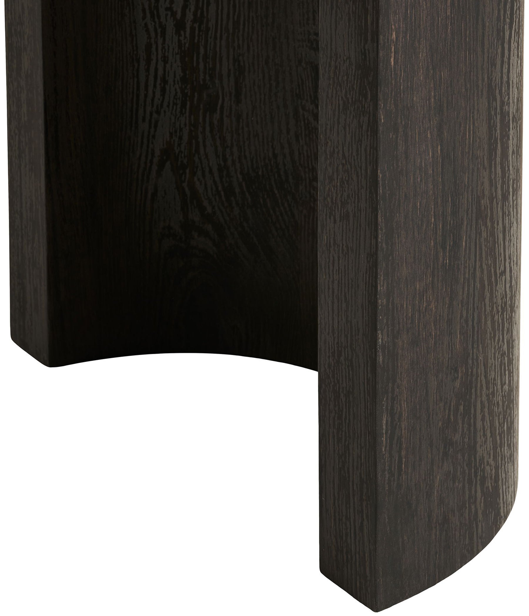 Konsola Bibione 114 cm ciemnobrązowa