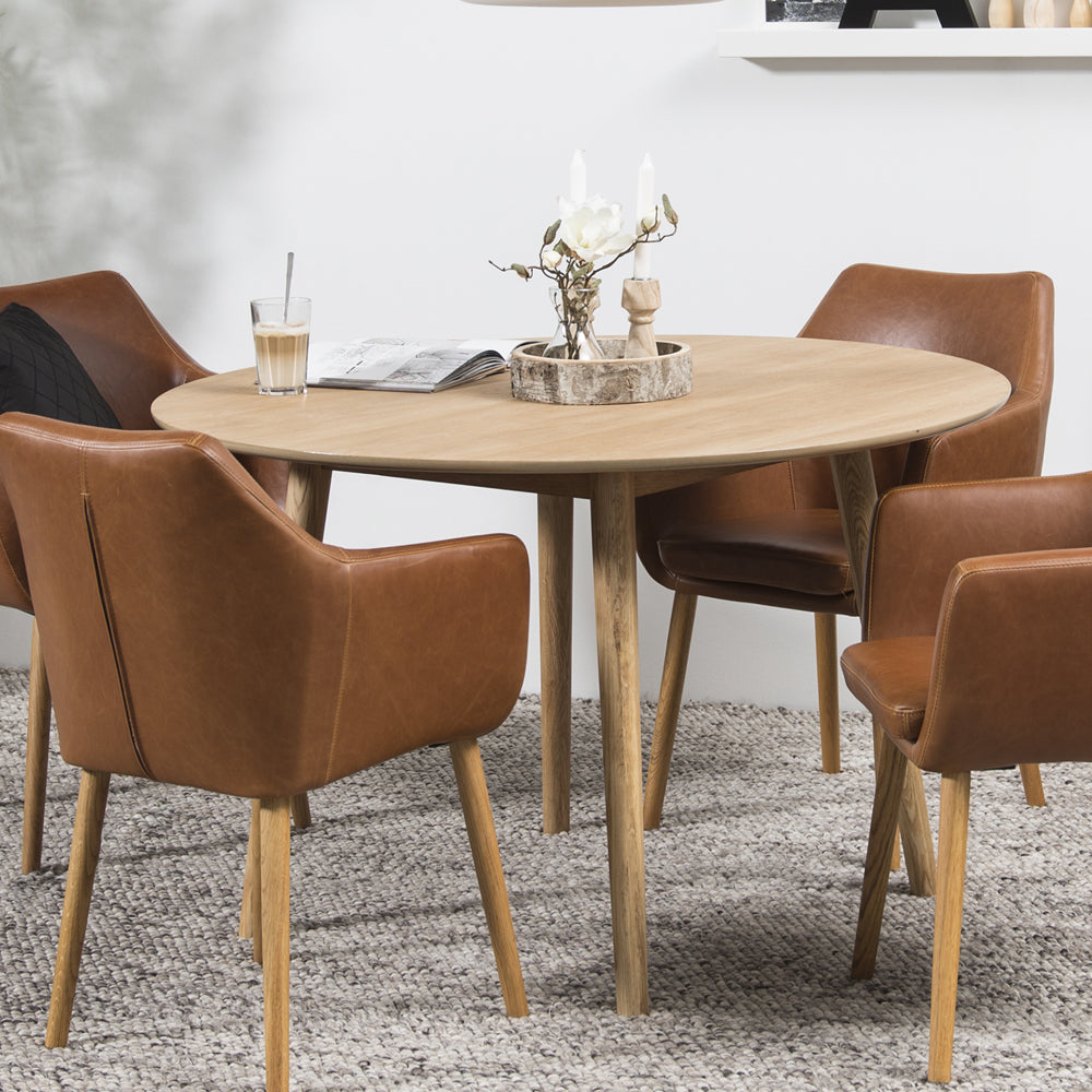 Stół okrągły Forward średnica 120 cm - styl nowoczesny