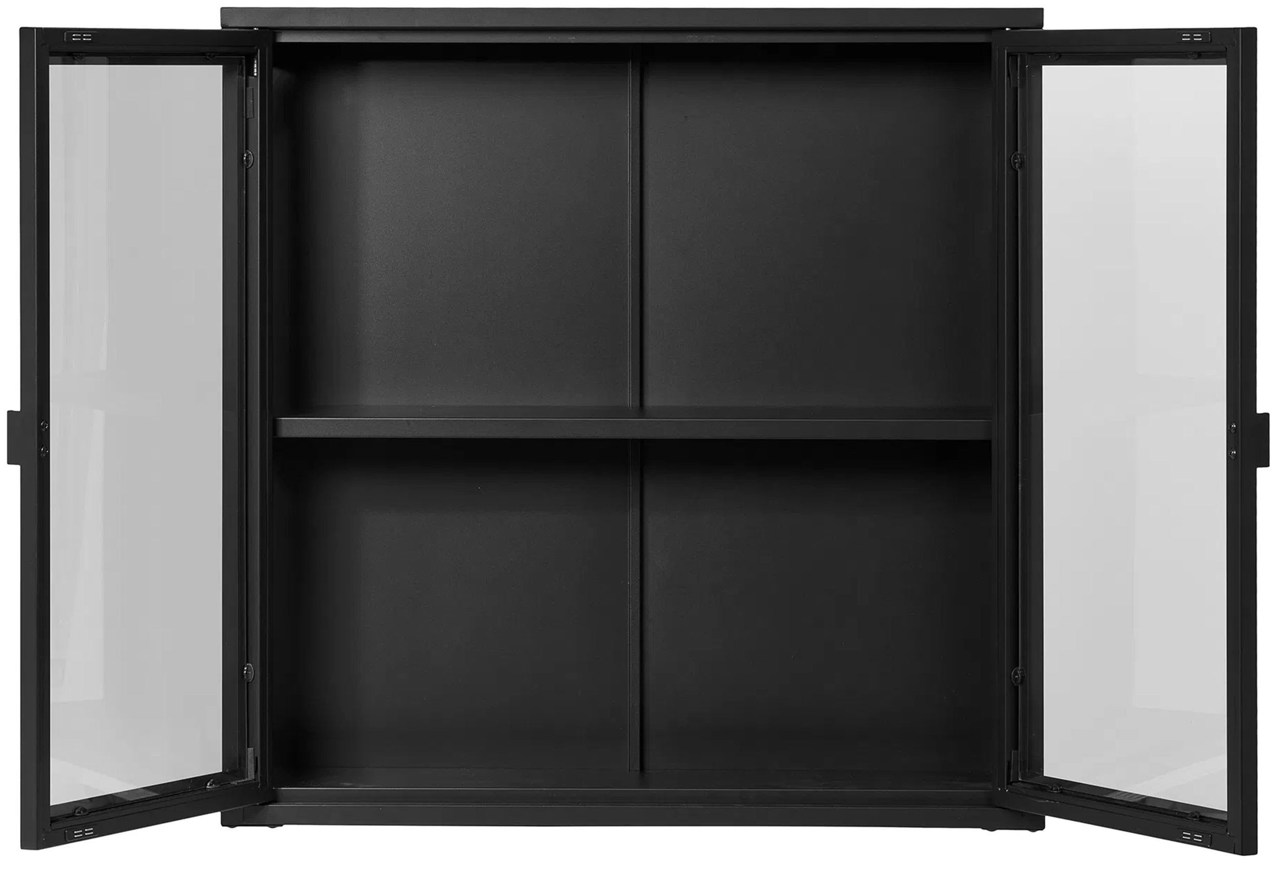 Witryna wisząca Centho 80 cm czarna