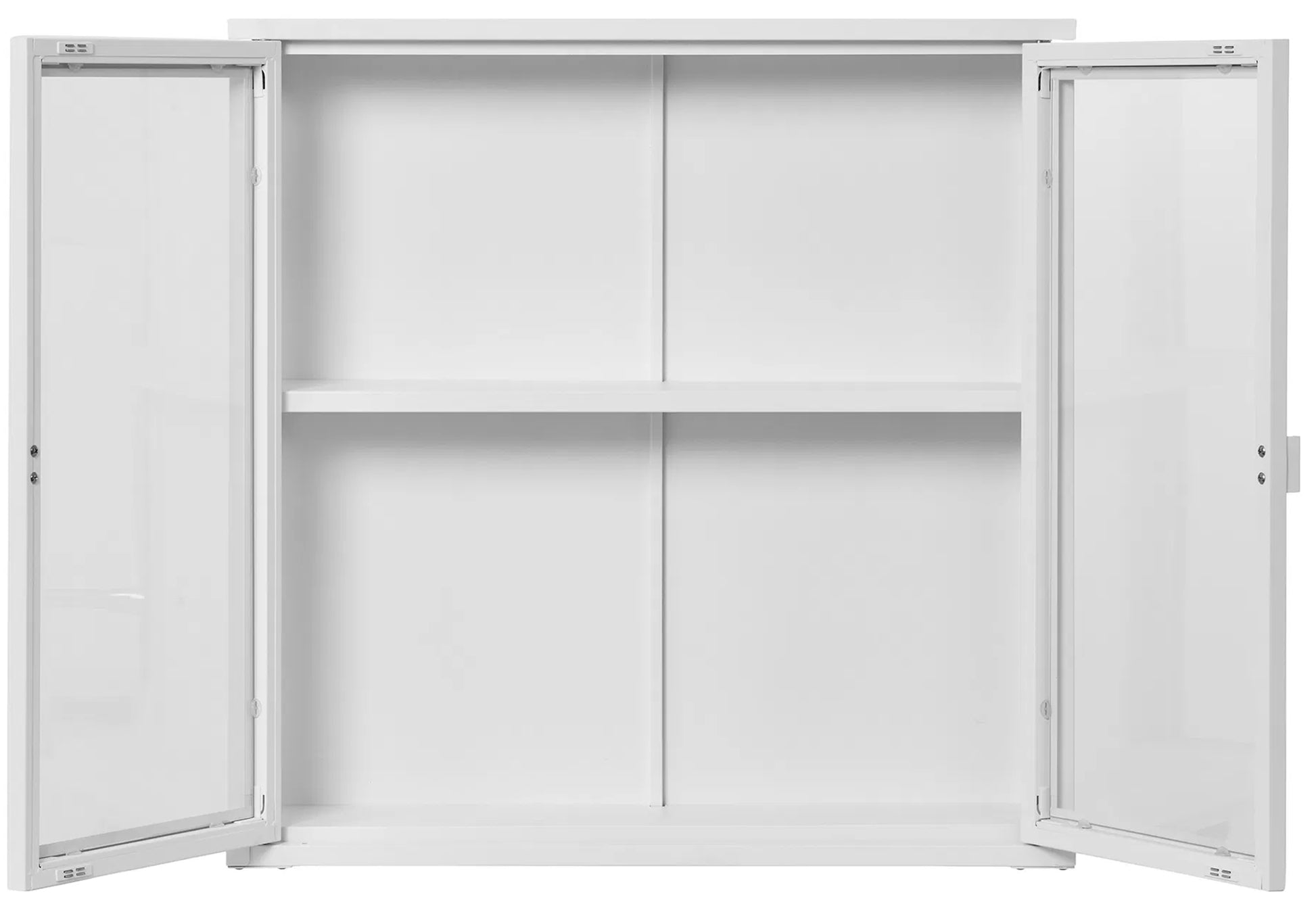 Witryna wisząca Centho 80 cm biała - montaż ścienny