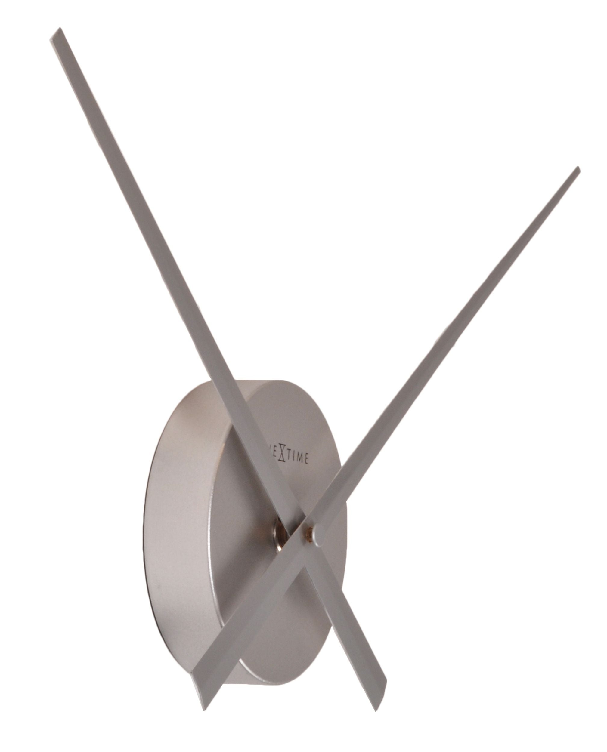 Zegar ścienny Hands 48 cm srebrny