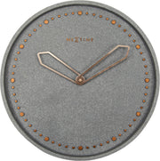 Zegar ścienny Cross 35 cm szary