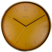 Zegar ścienny Essential 34 cm pomarańczowo-złoty