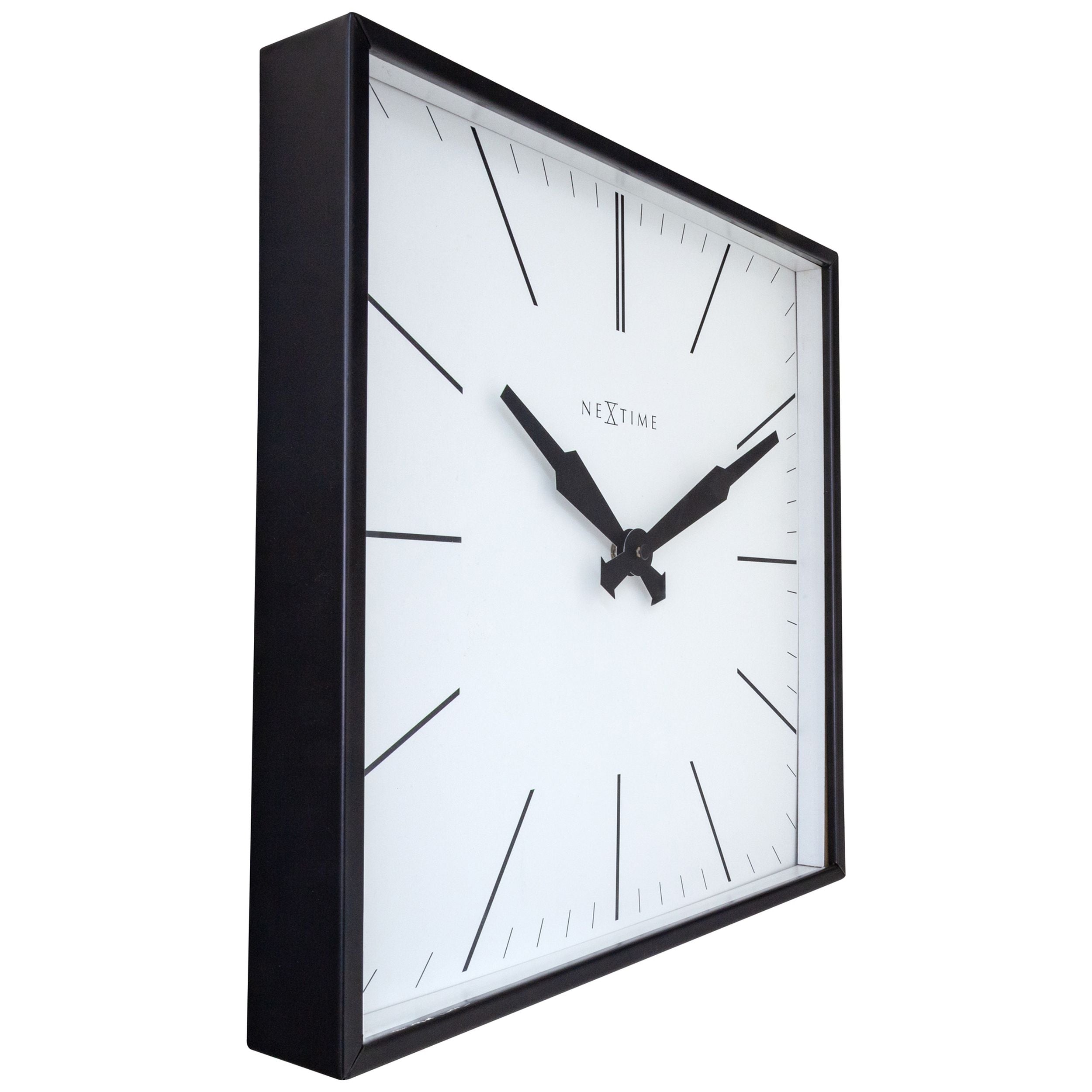 Zegar ścienny Be Square 35 cm czarno-biały