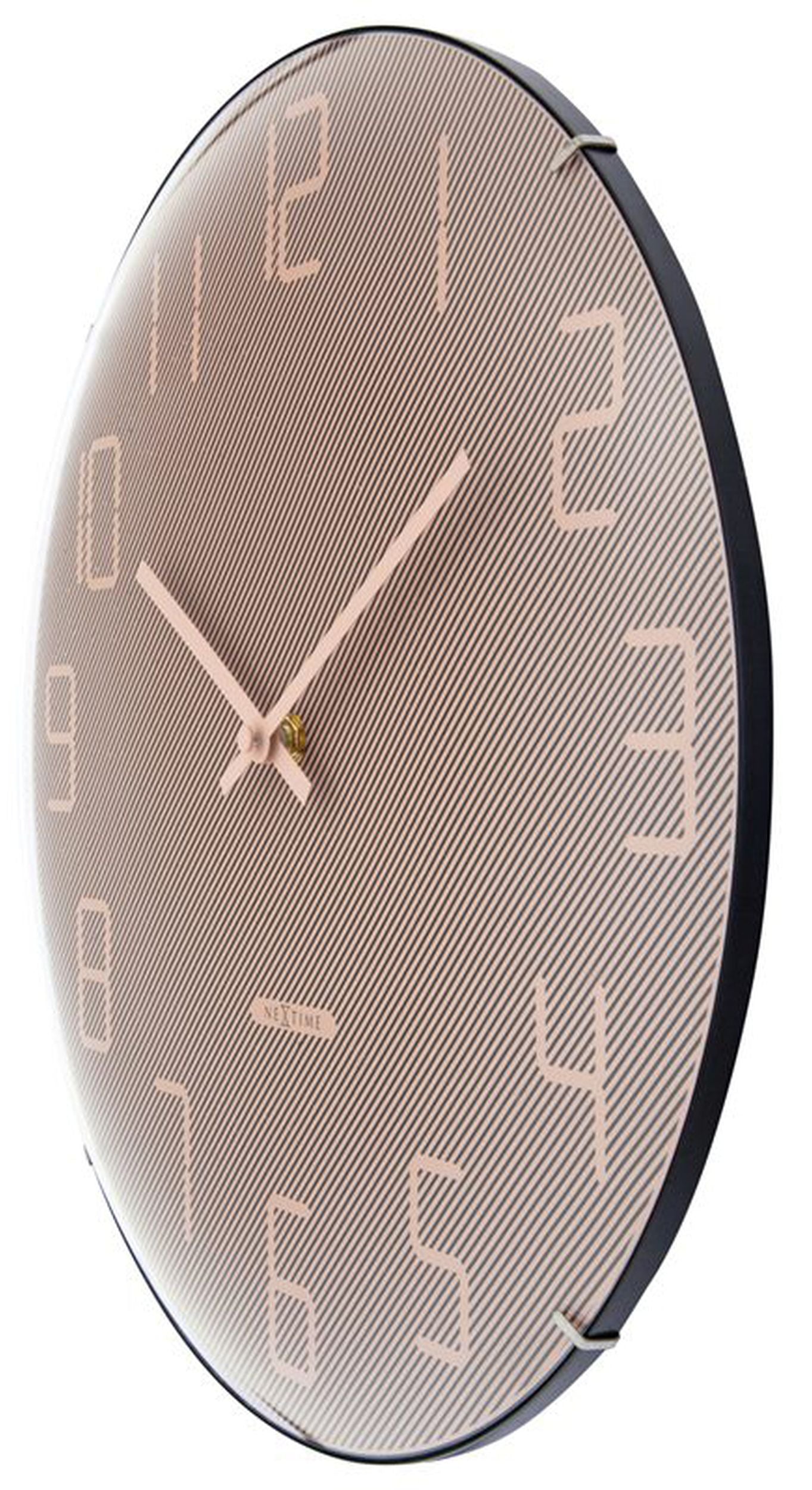 Zegar ścienny Shade średnica 35 cm różowy